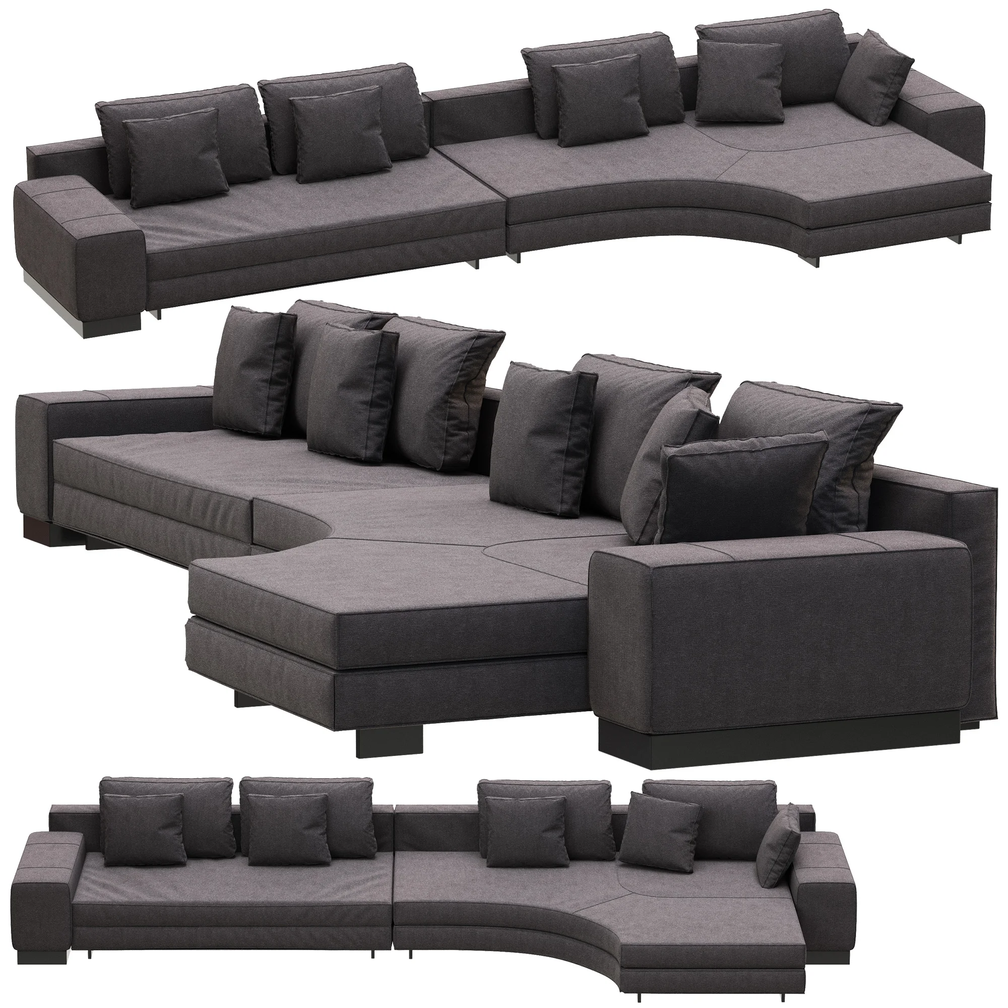 Minotti Daniels — 3D model preview 2