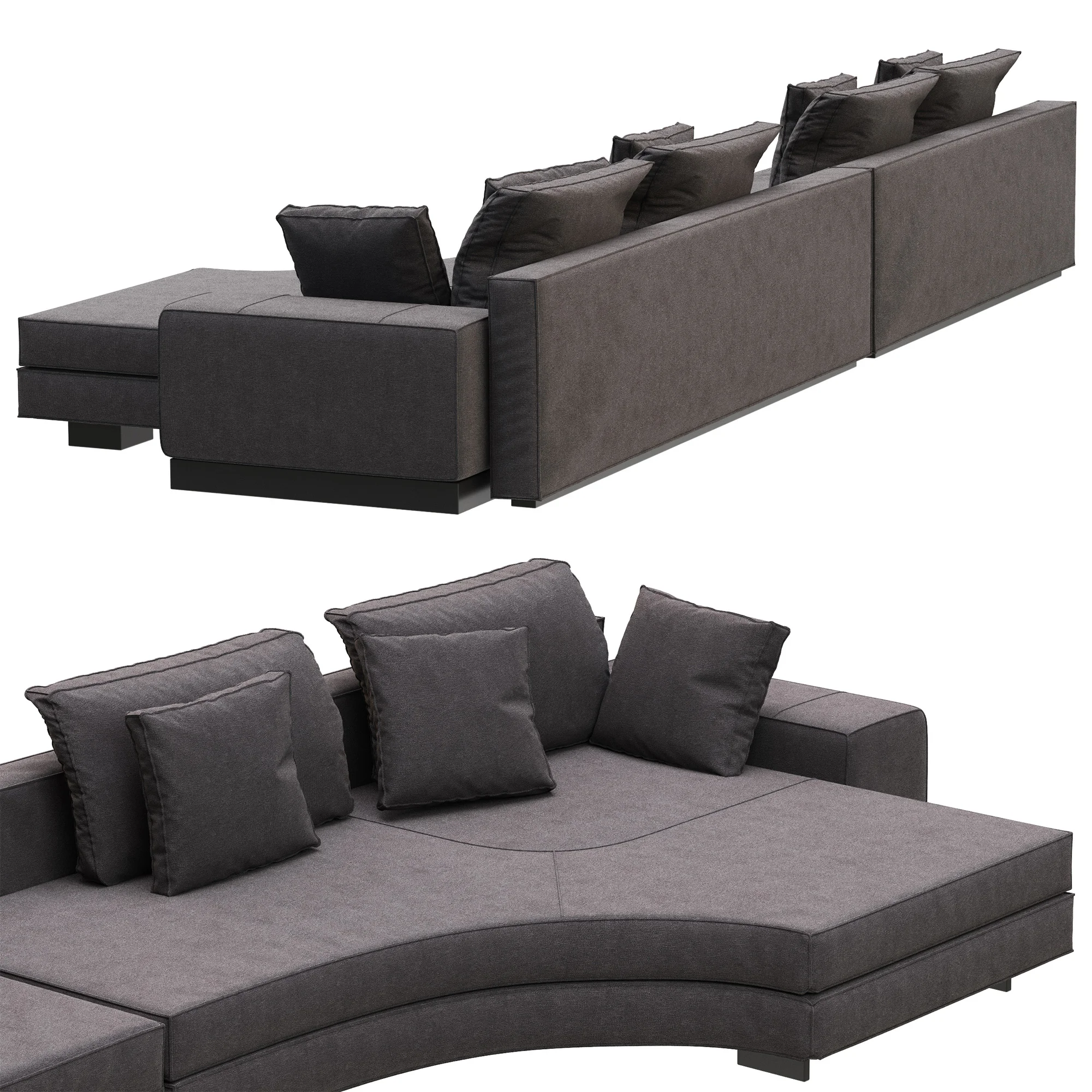 Minotti Daniels — 3D model preview 6