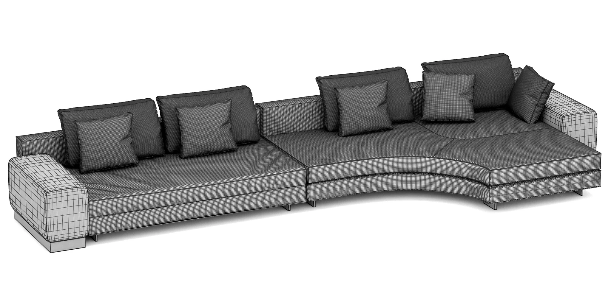 Minotti Daniels — 3D model preview 9