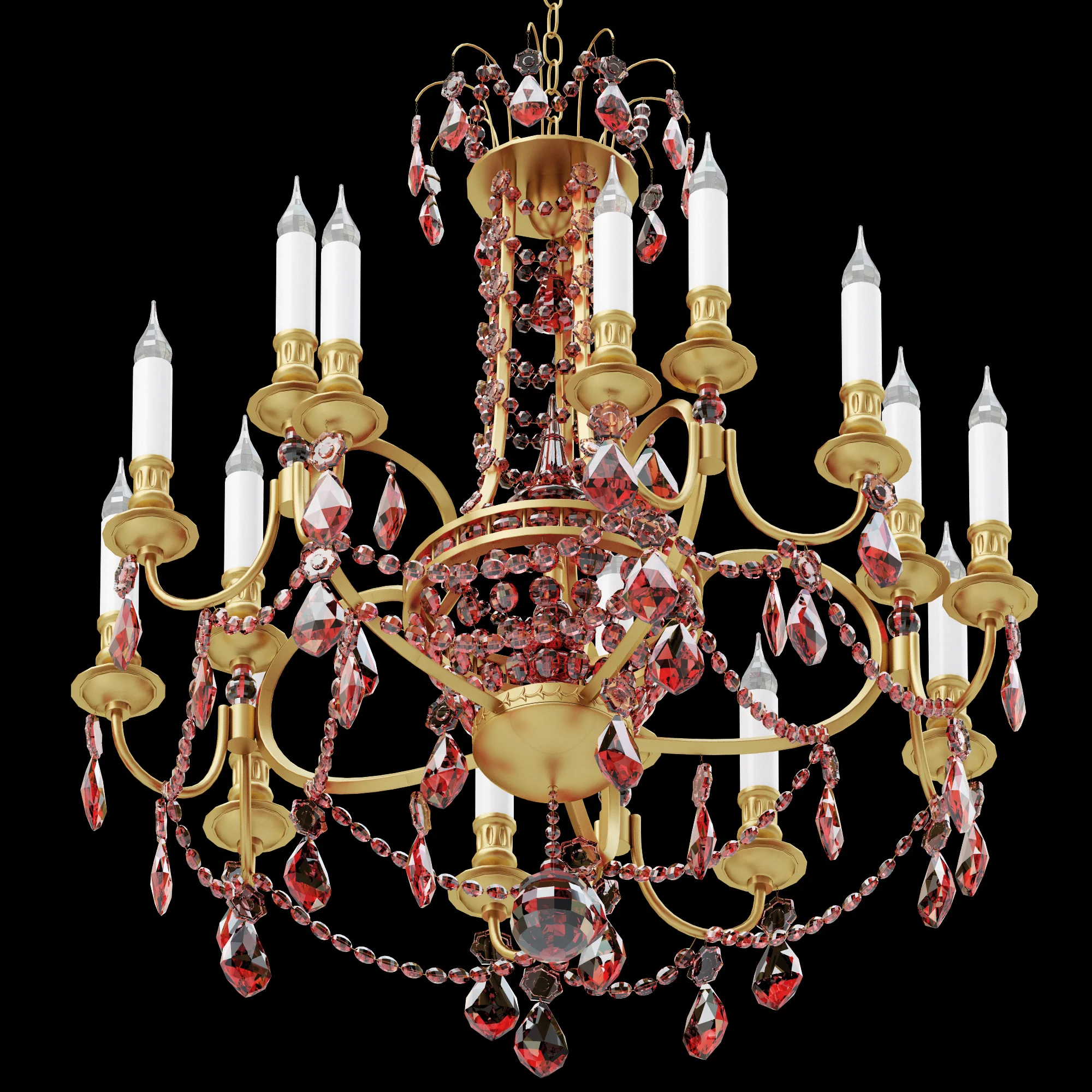 Chandelier LX 111A — 3D model preview 4