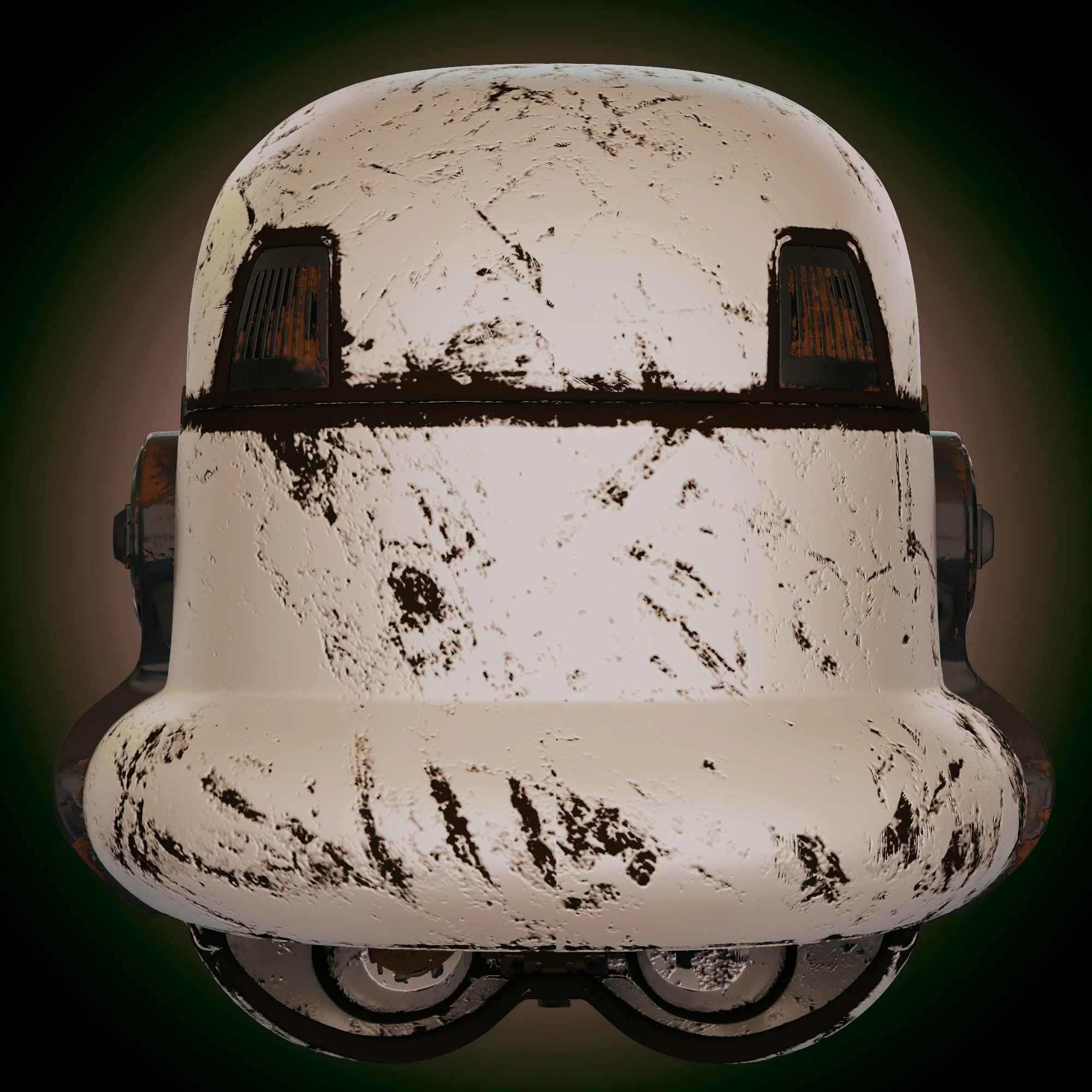 Stormtrooper Helmet Old — 3D model preview 1