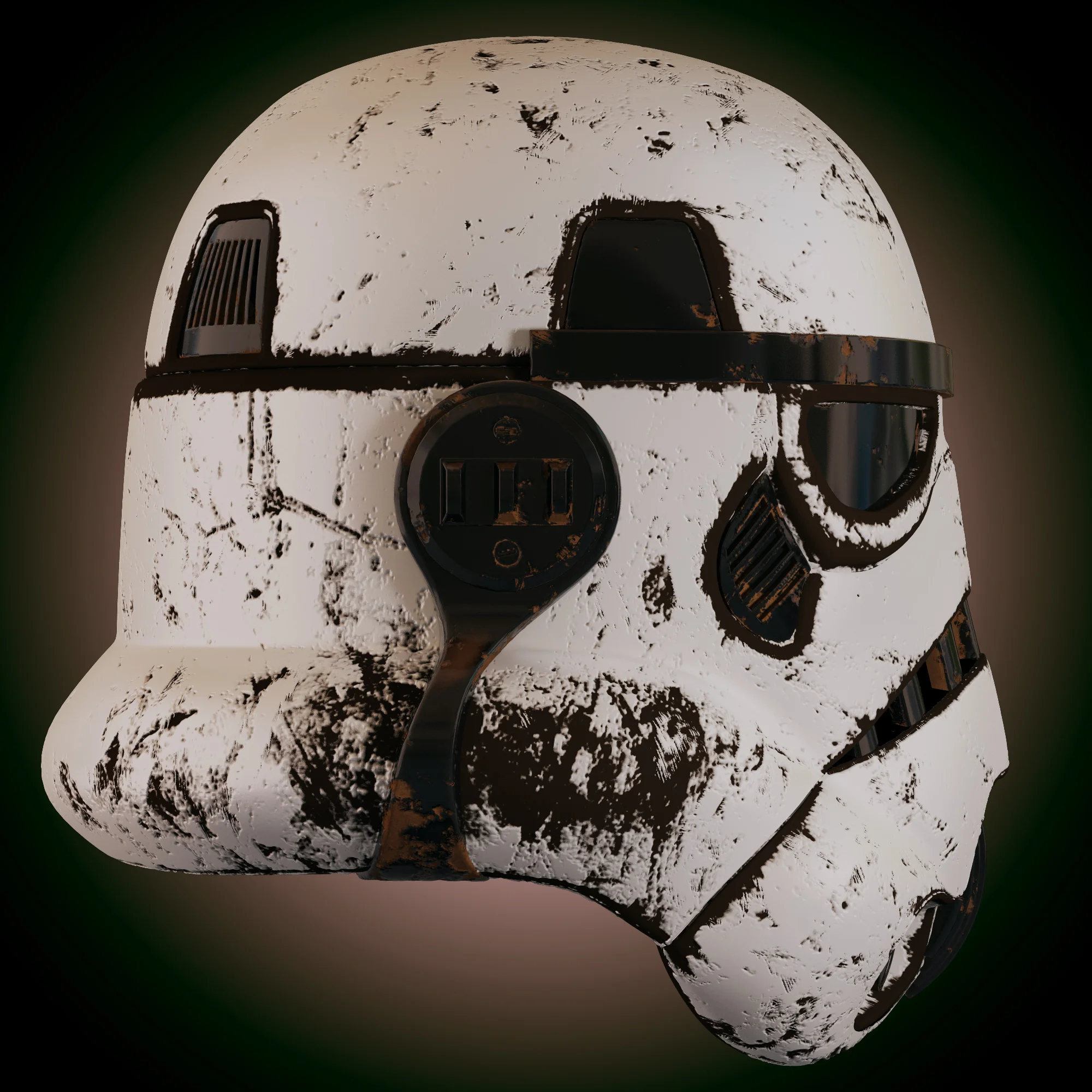 Stormtrooper Helmet Old — 3D model preview 10