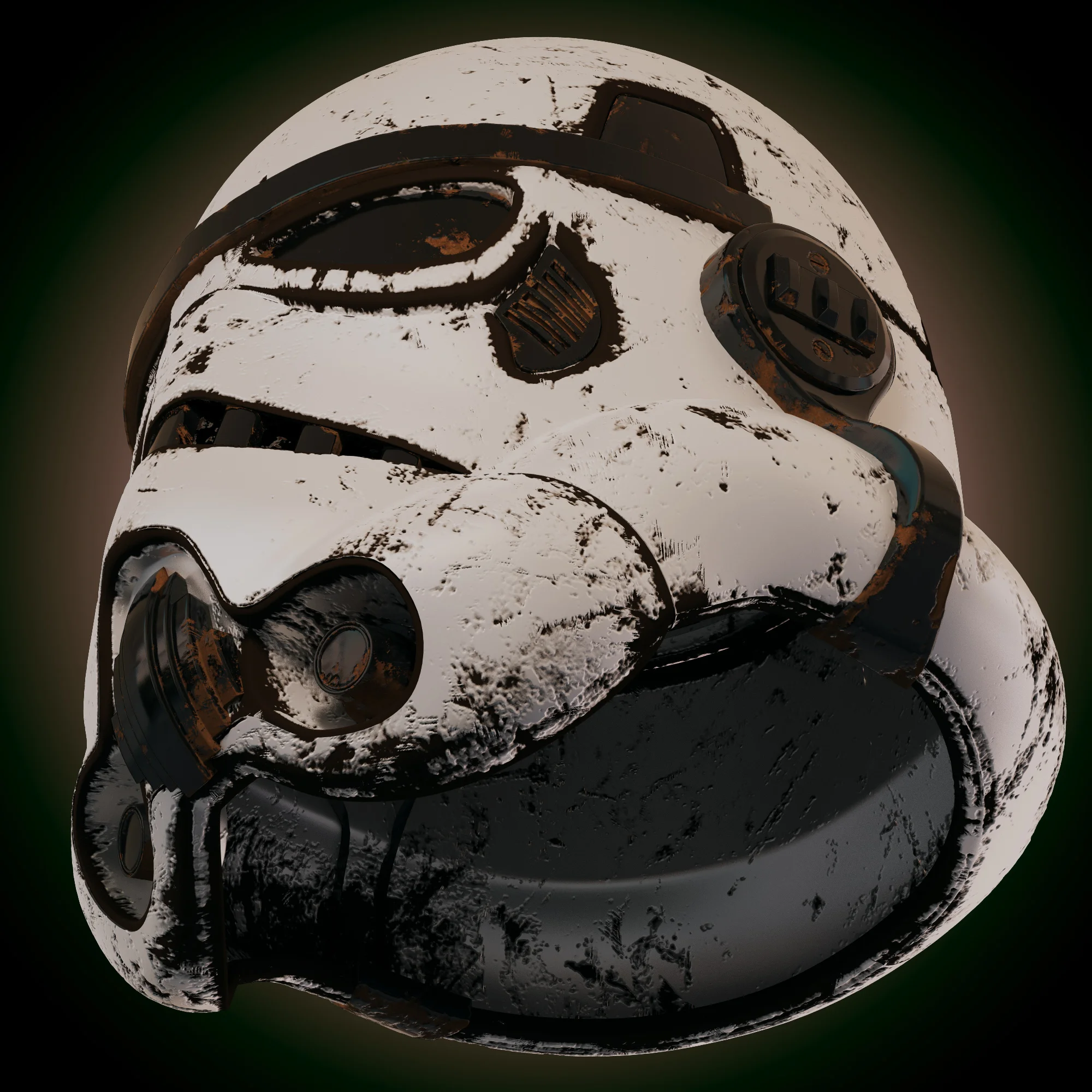 Stormtrooper Helmet Old — 3D model preview 12