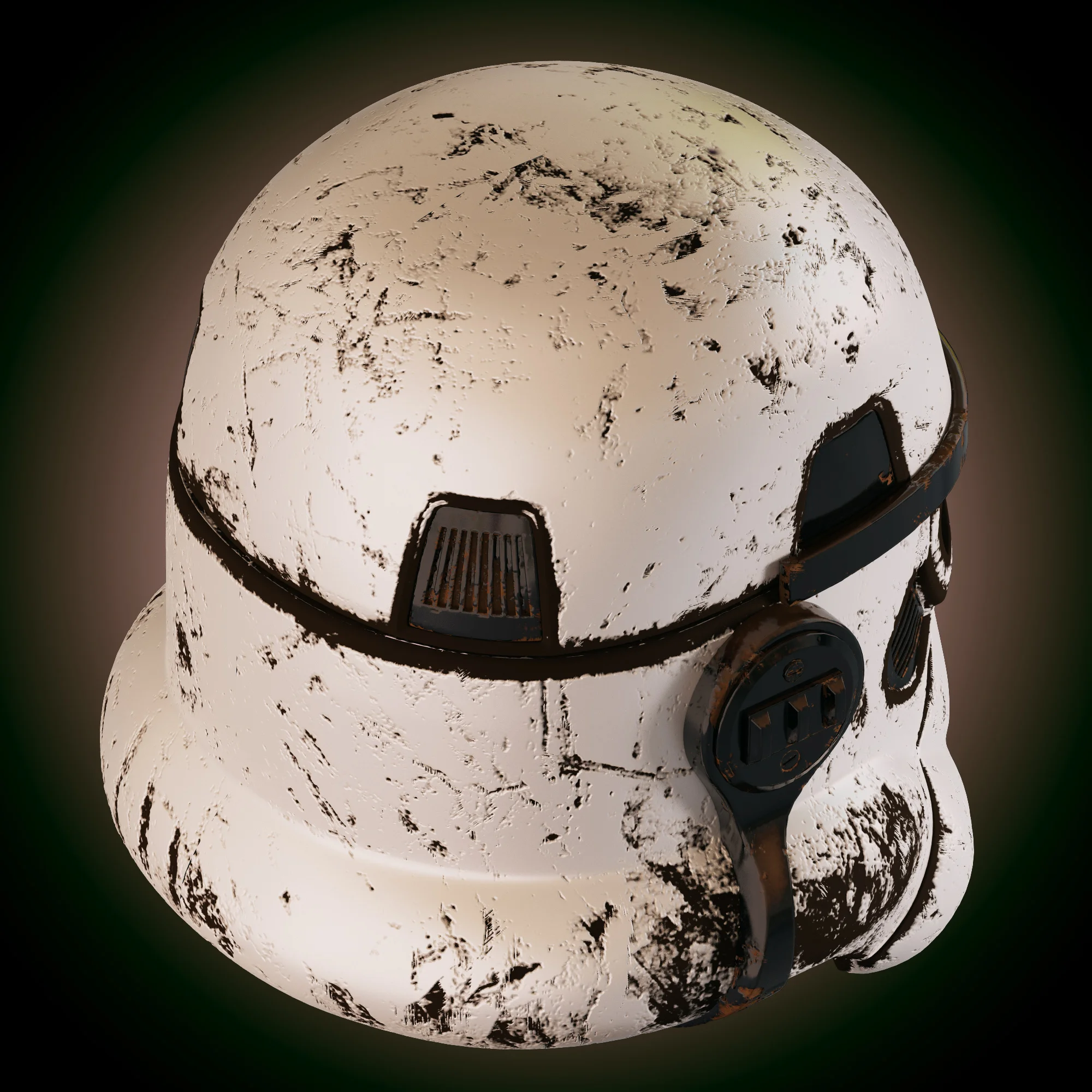 Stormtrooper Helmet Old — 3D model preview 14