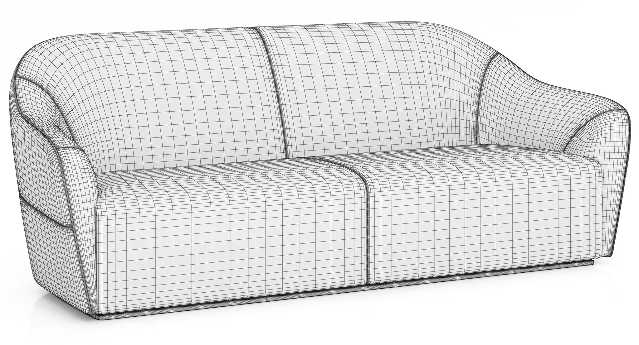 Smania Gramercy Sofa — 3D model preview 1