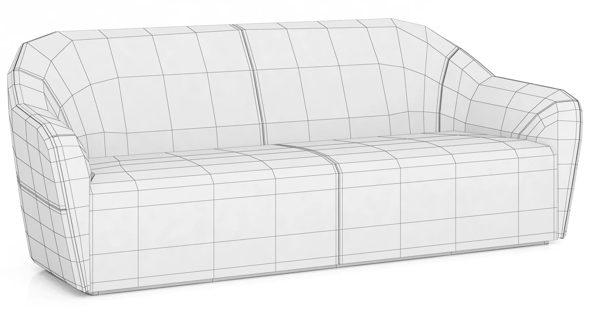 Smania Gramercy Sofa — 3D model preview 2