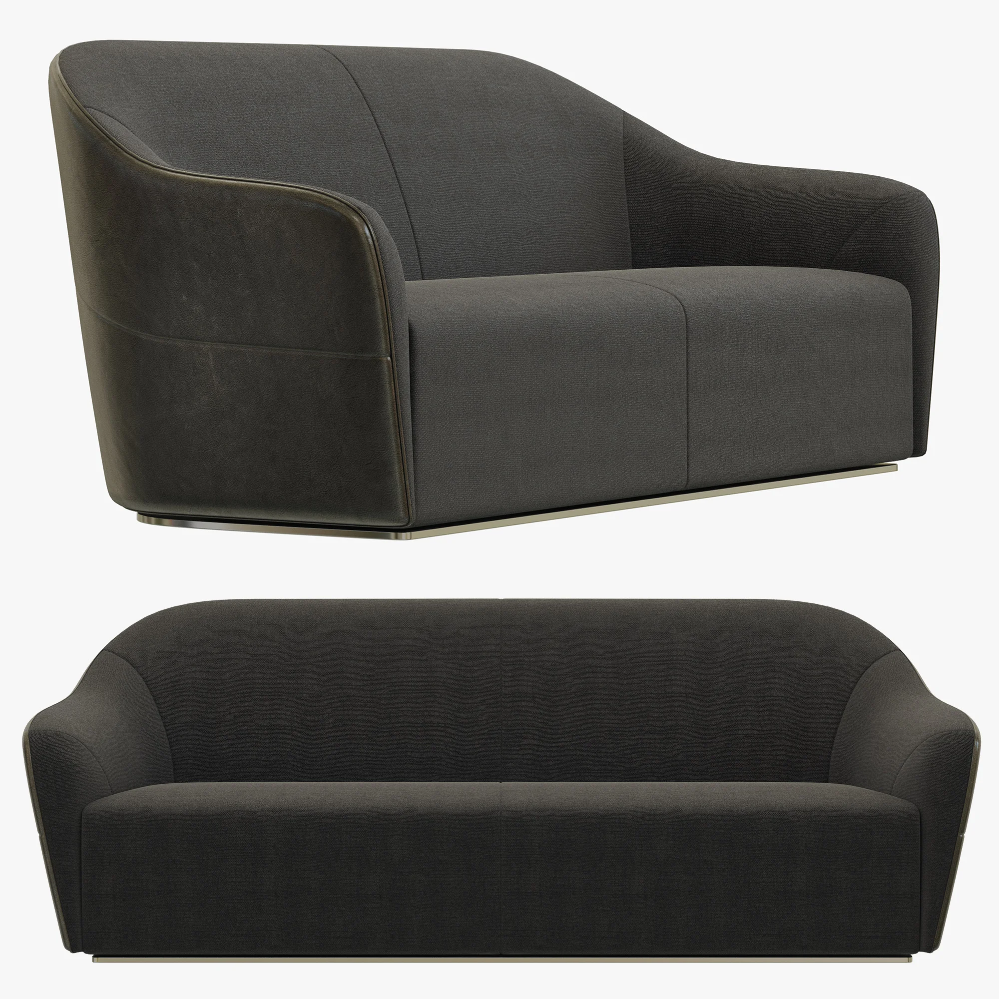 Smania Gramercy Sofa — 3D model preview 5