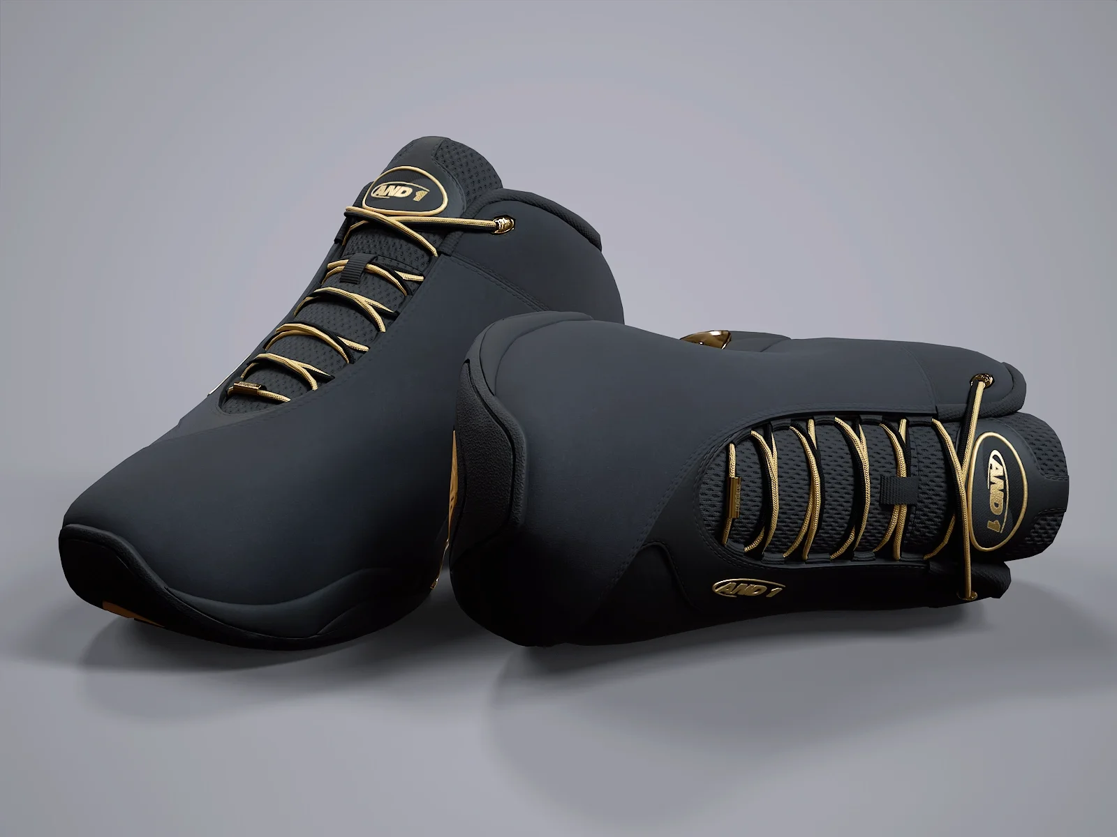 AND1 Tai-Chi sneaker 2, 3D model preview 3