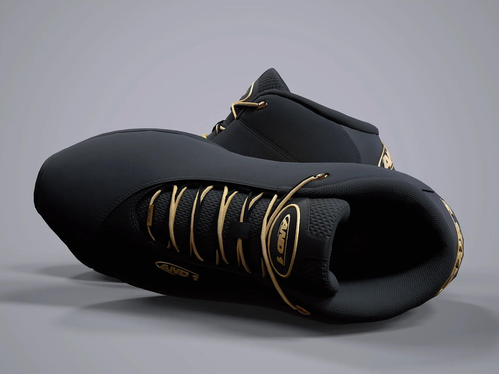 AND1 Tai-Chi sneaker 2, 3D model preview 5