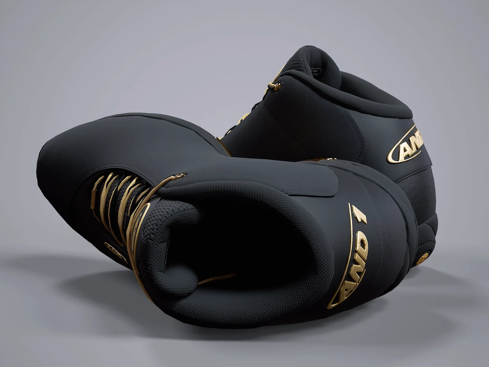 AND1 Tai-Chi sneaker 2, 3D model preview 6