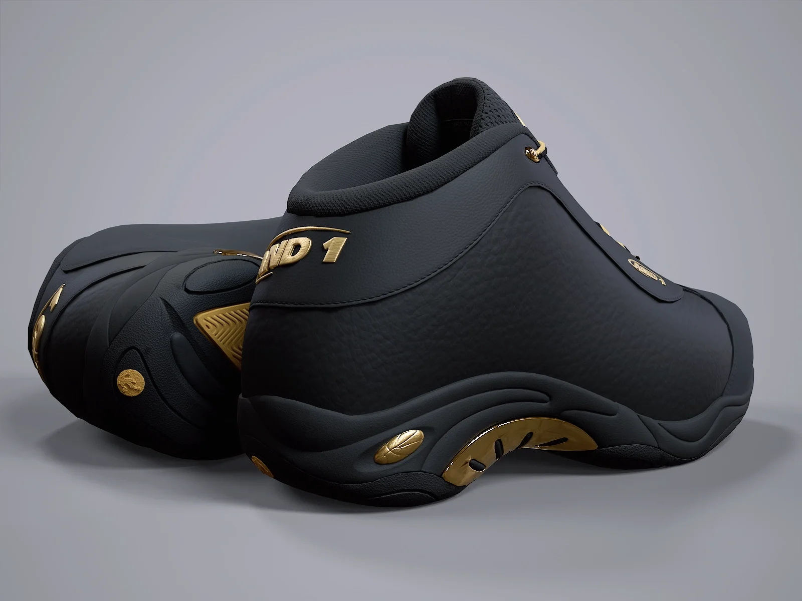 AND1 Tai-Chi sneaker 2, 3D model preview 8