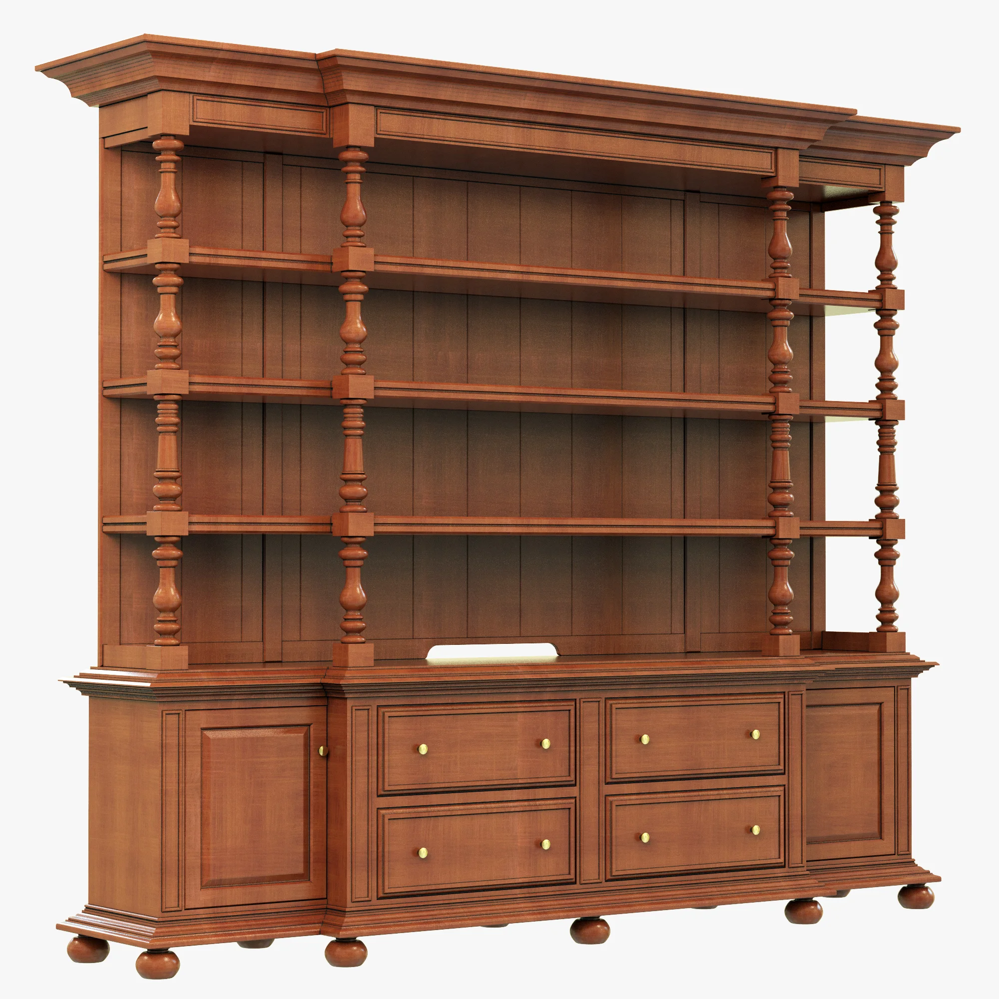 Stanley Furniture La Palma Media Wall — 3D model preview 1