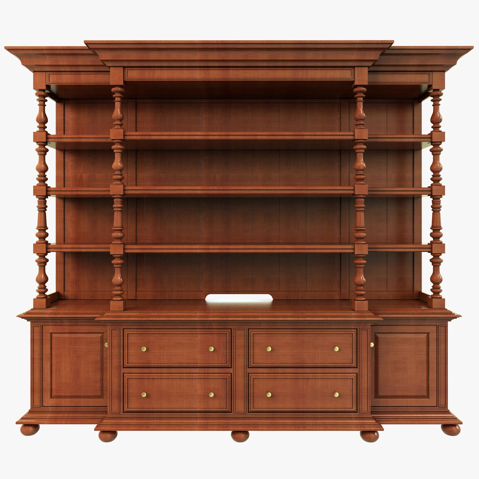 Stanley Furniture La Palma Media Wall — 3D model preview 3