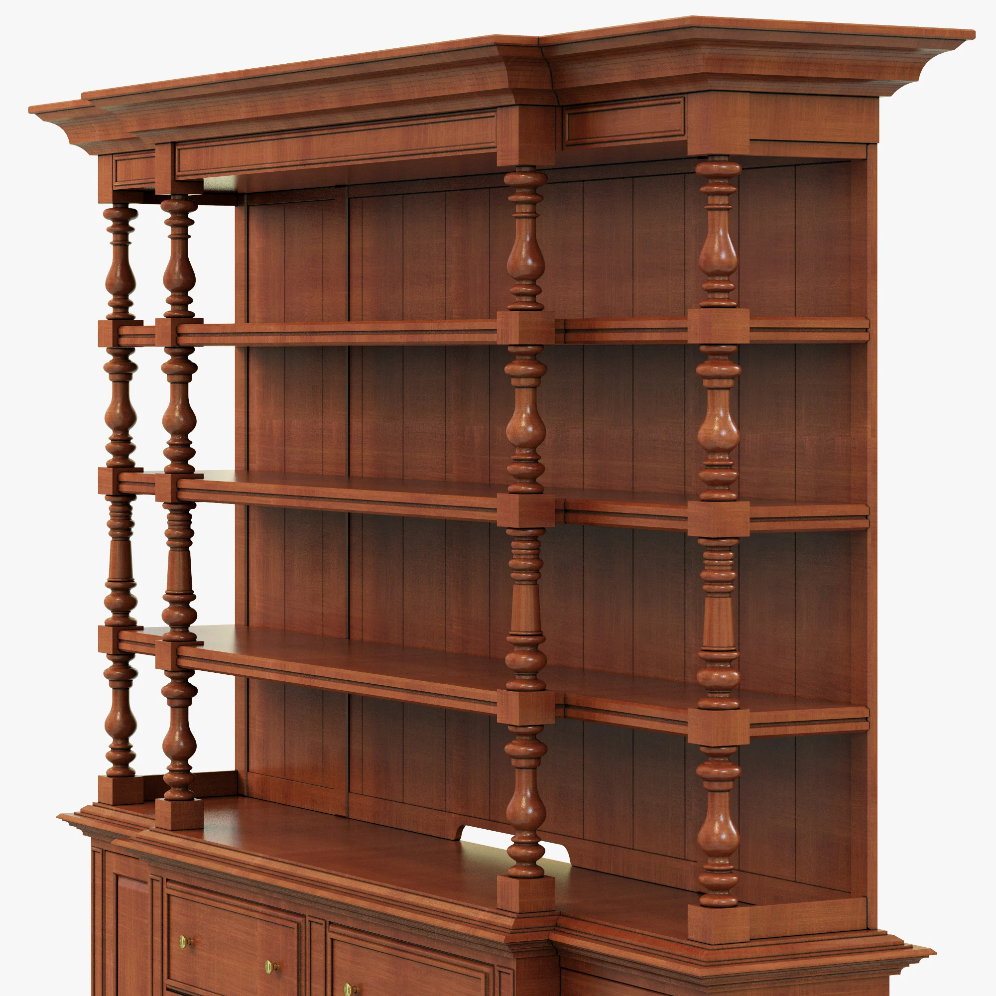 Stanley Furniture La Palma Media Wall — 3D model preview 5
