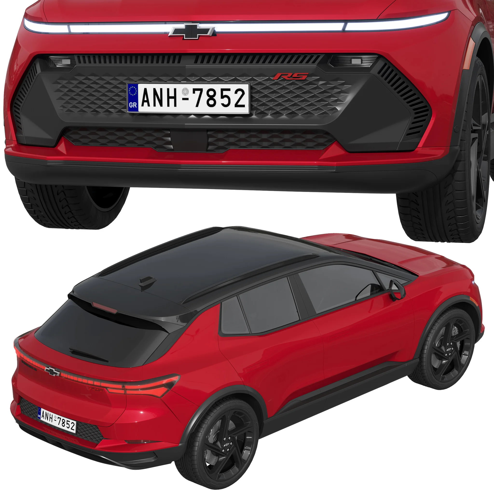 Chevrolet Equinox EV RS, 3D model preview 3