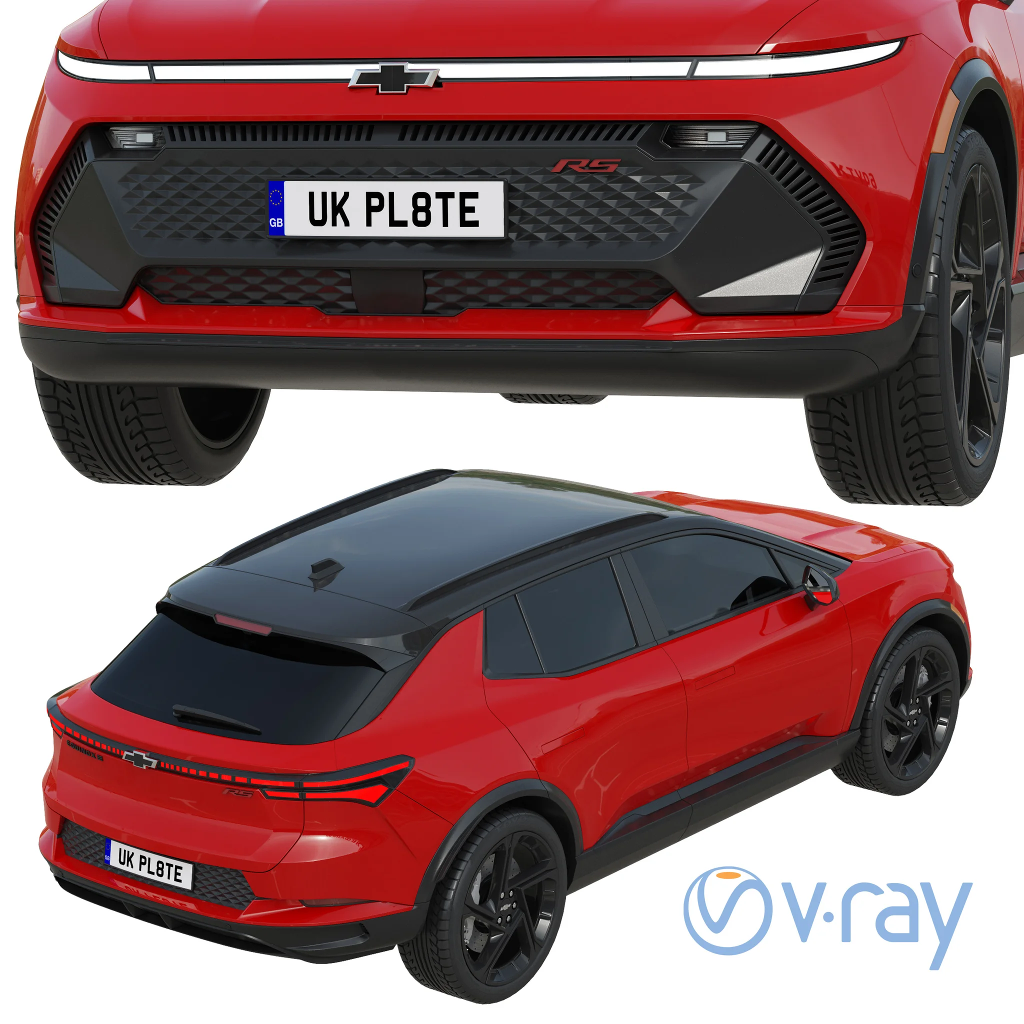 Chevrolet Equinox EV RS, 3D model preview 5