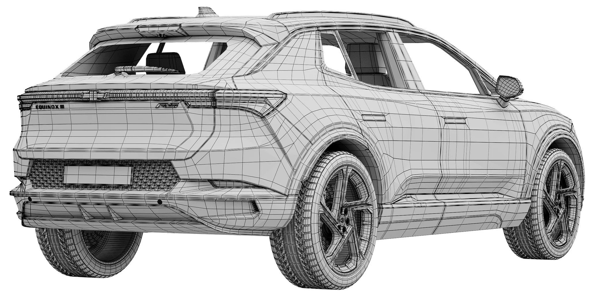 Chevrolet Equinox EV RS, 3D model preview 8