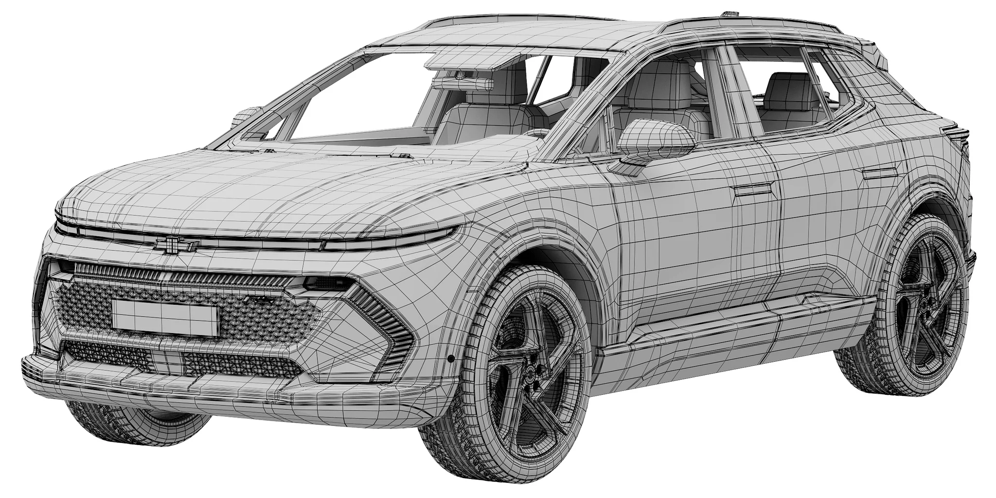 Chevrolet Equinox EV RS, 3D model preview 12