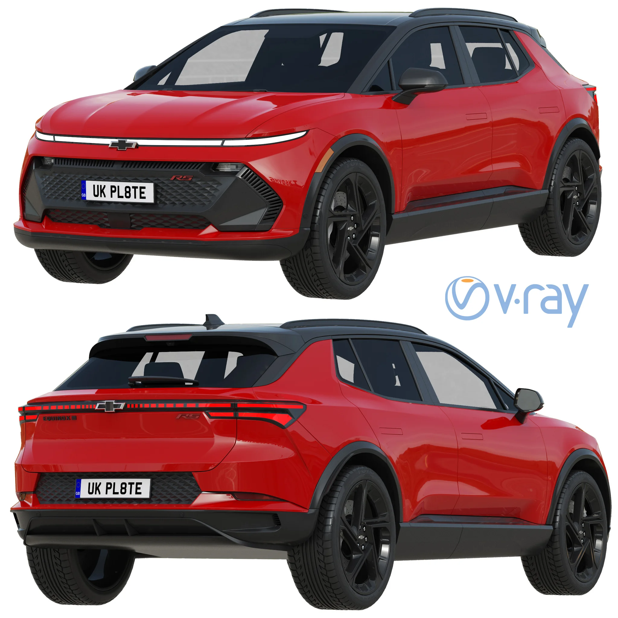 Chevrolet Equinox EV RS, 3D model preview 14