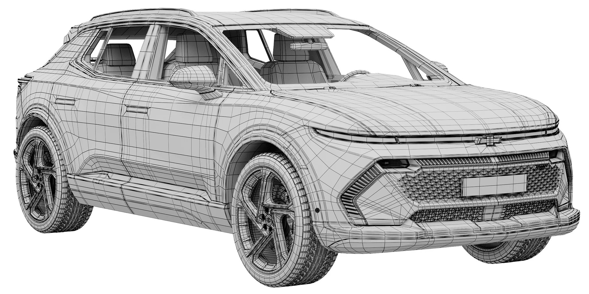 Chevrolet Equinox EV RS, 3D model preview 17