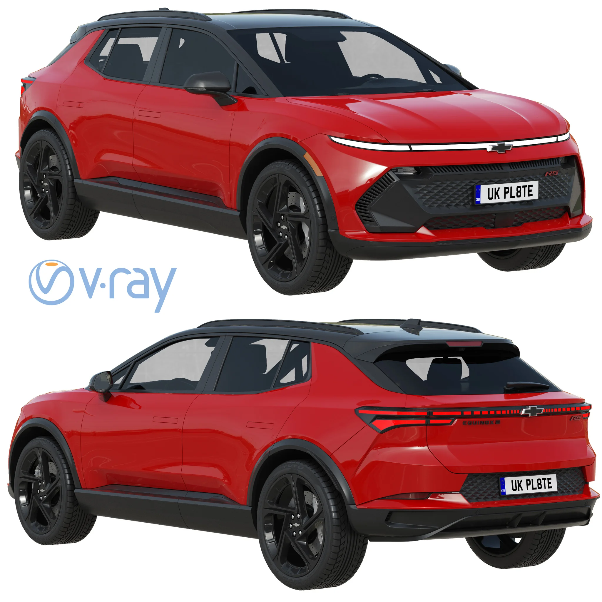 Chevrolet Equinox EV RS, 3D model preview 20