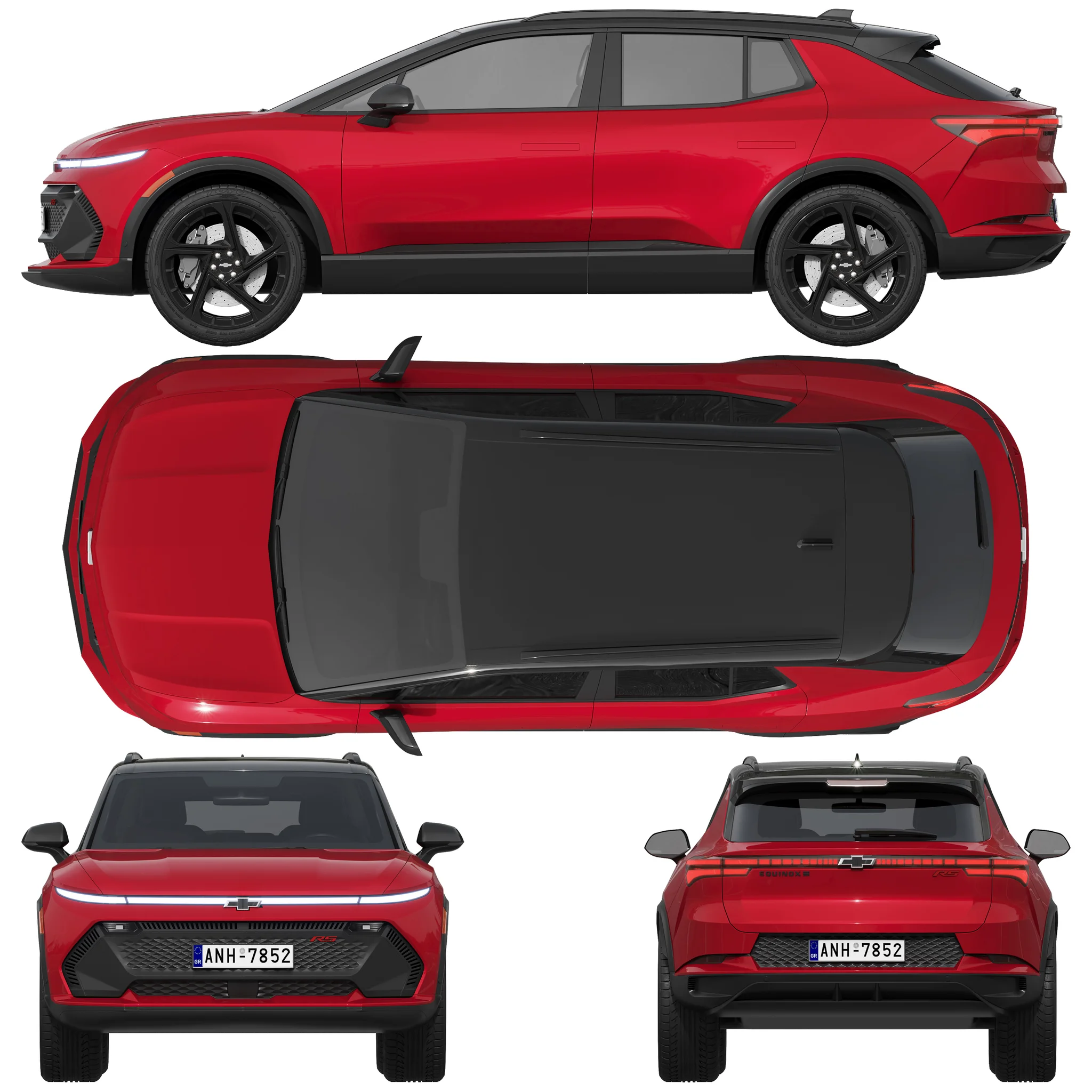 Chevrolet Equinox EV RS, 3D model preview 28