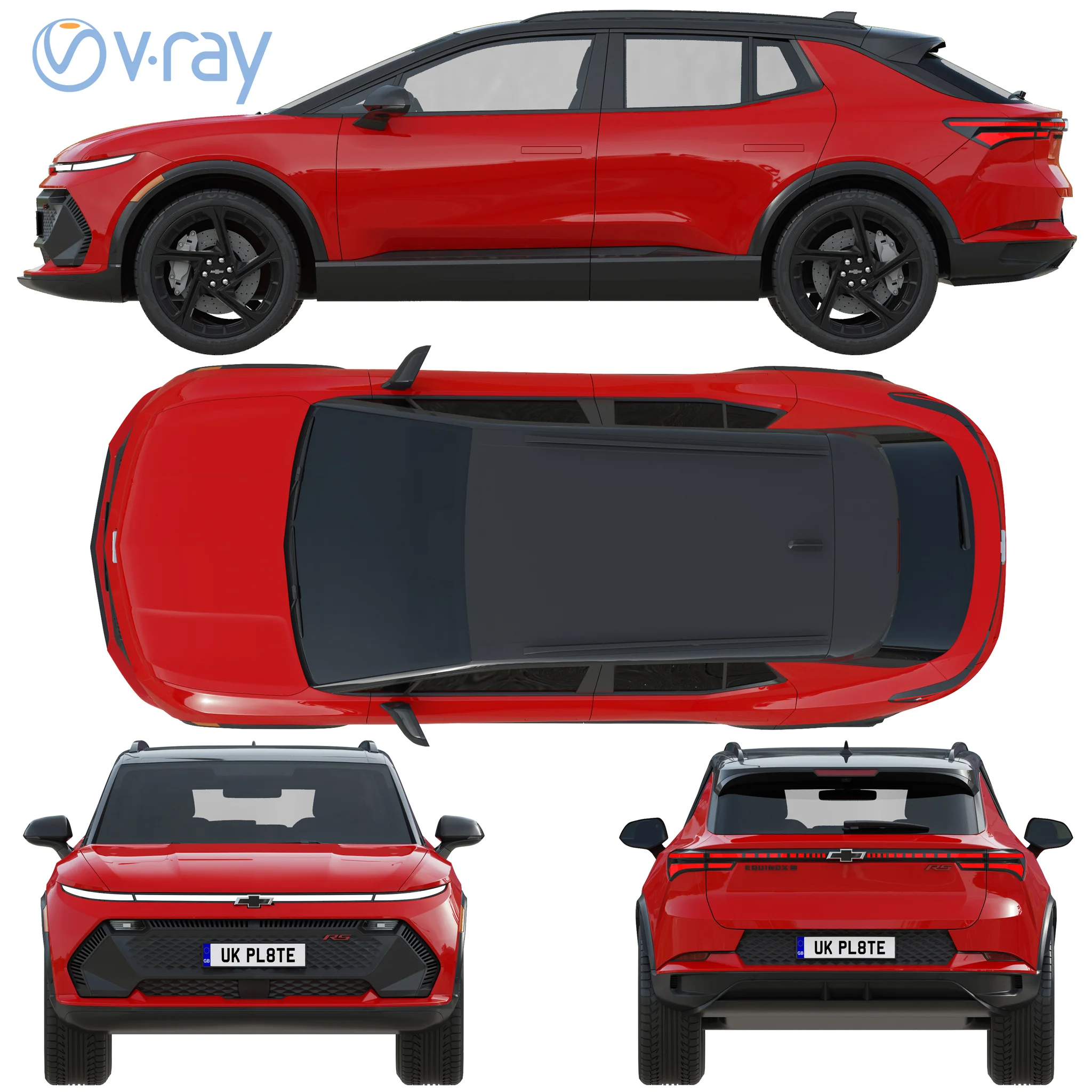 Chevrolet Equinox EV RS, 3D model preview 30