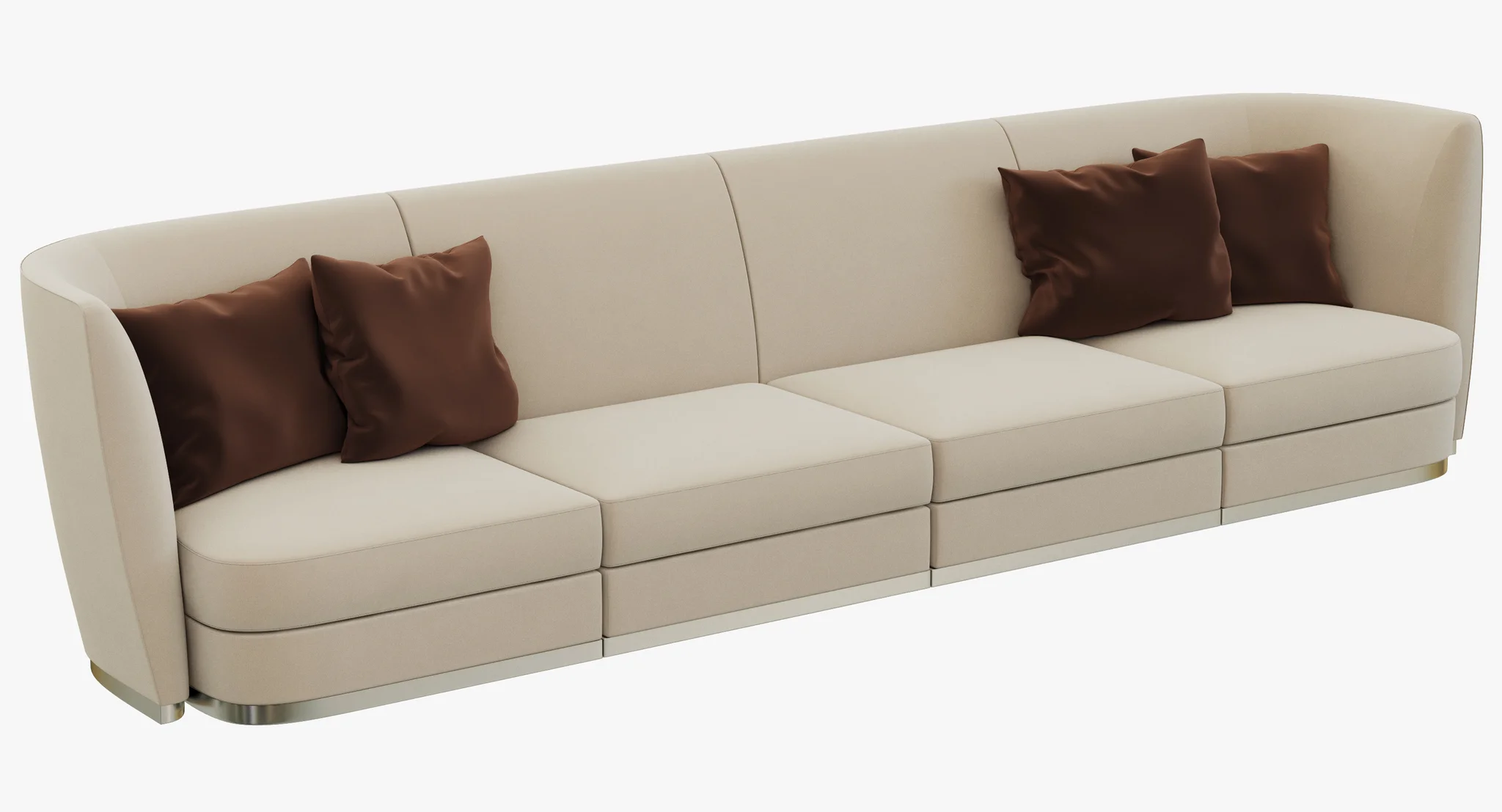 Flexform Altea Divano — 3D model preview 7