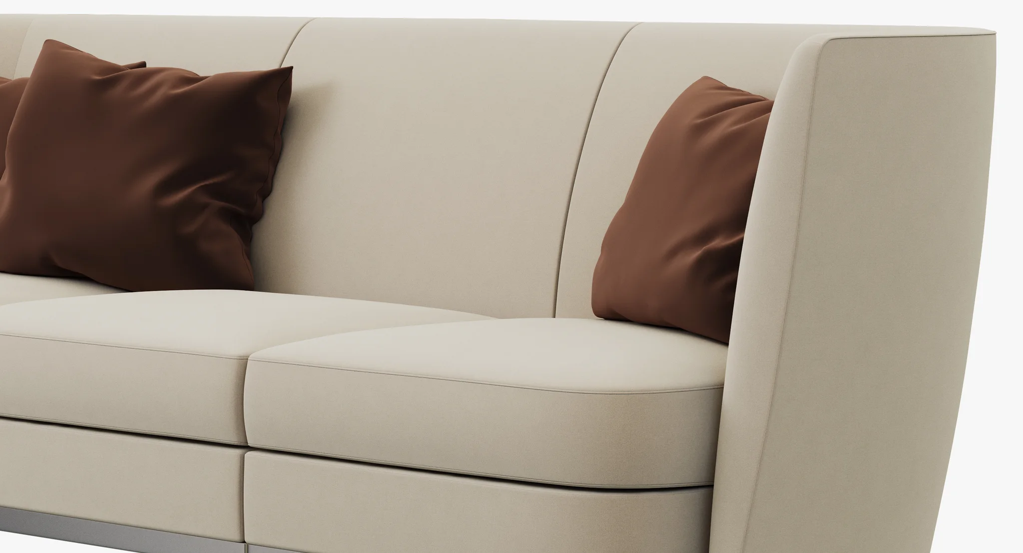 Flexform Altea Divano — 3D model preview 8
