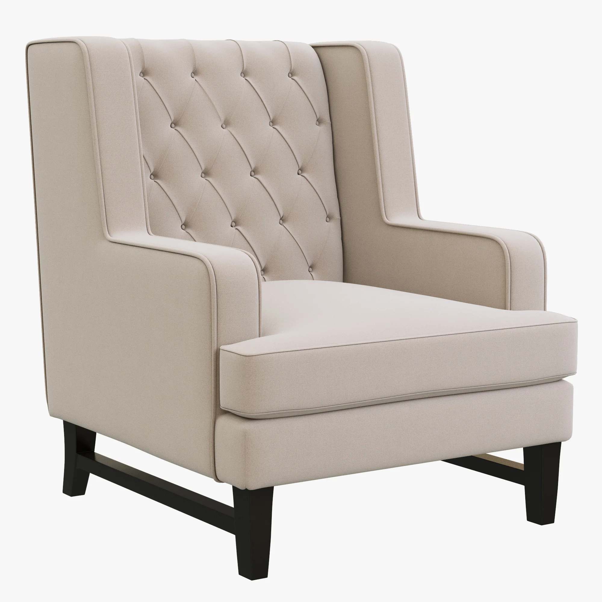 Dantone Home Baltimore Armchair — 3D model preview 1