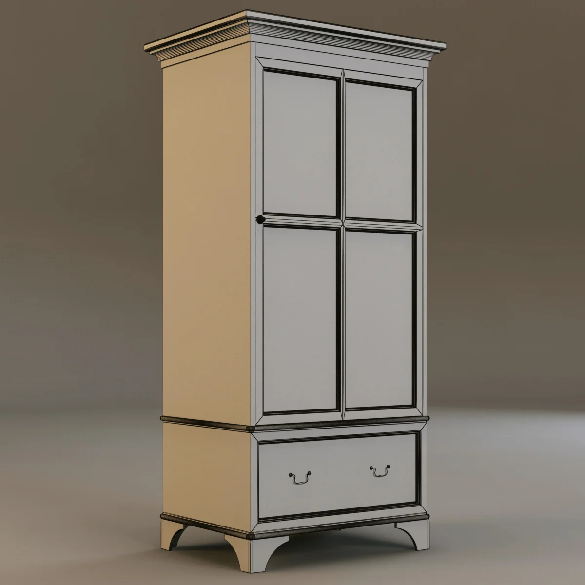 Laura Ashley Cabinet5, 3D model preview 4