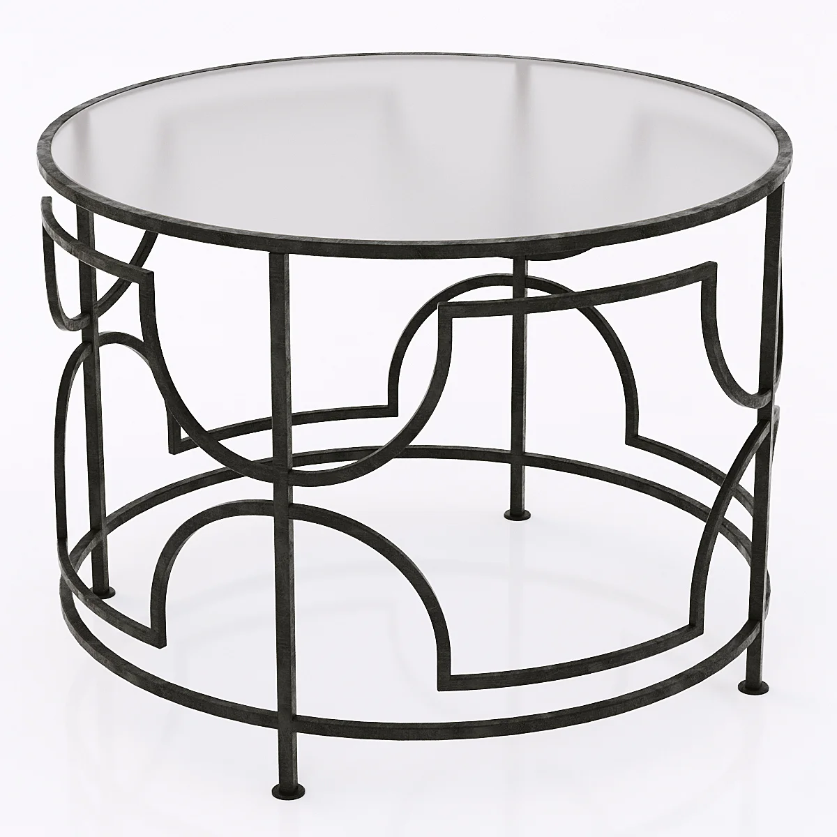Cyan Designs Edged Rhombus Table — 3D model preview 2
