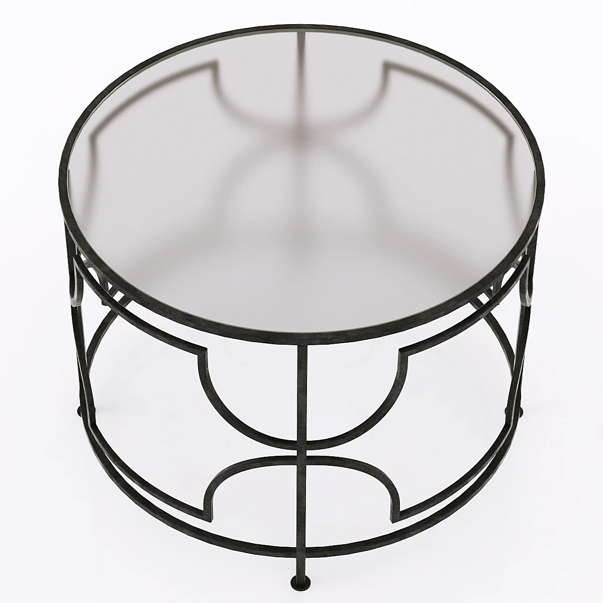 Cyan Designs Edged Rhombus Table — 3D model preview 3