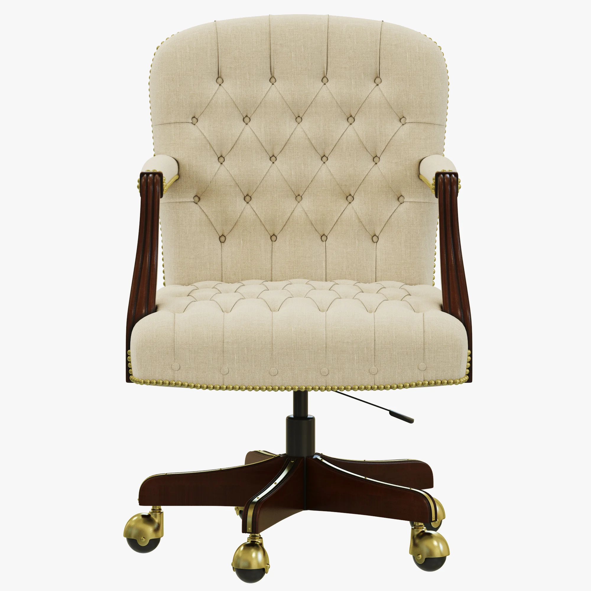 Francesco Molon SWIVEL CASTER ARMCHAIR P35 — 3D model preview 9