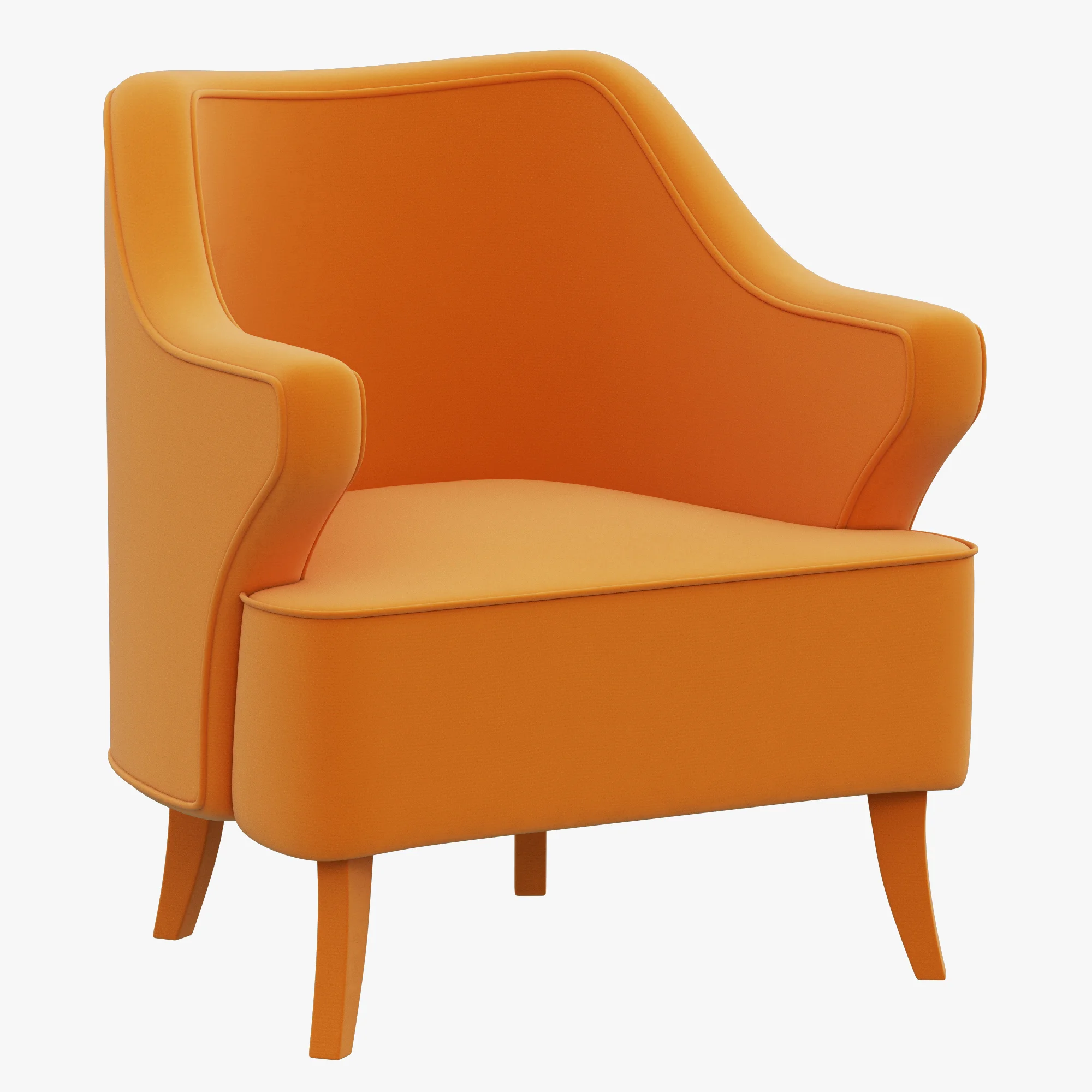 Brabbu Java Armchair — 3D model preview 1