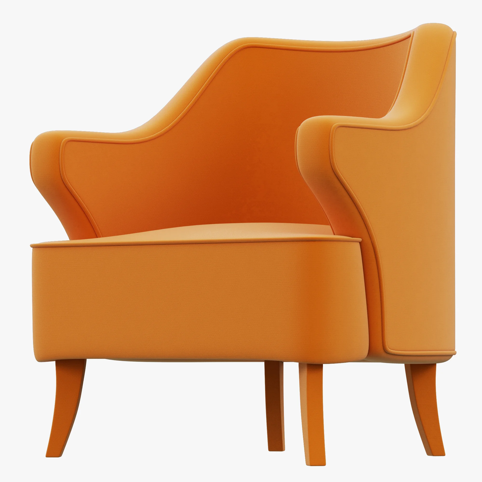 Brabbu Java Armchair — 3D model preview 4