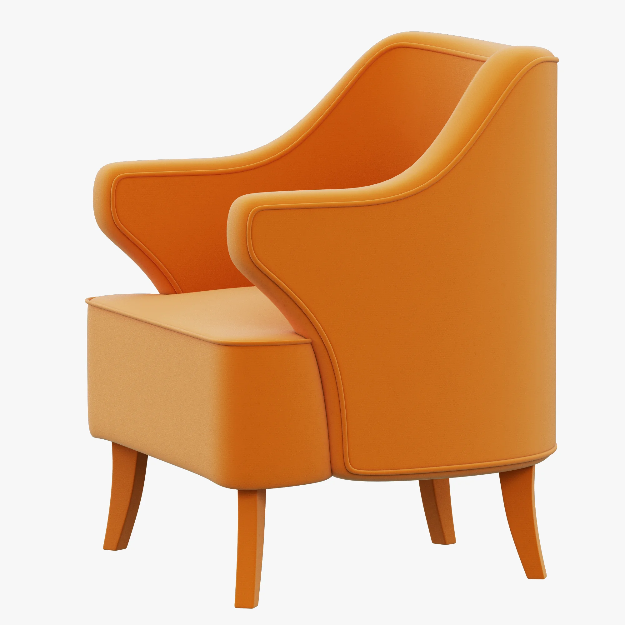 Brabbu Java Armchair — 3D model preview 8