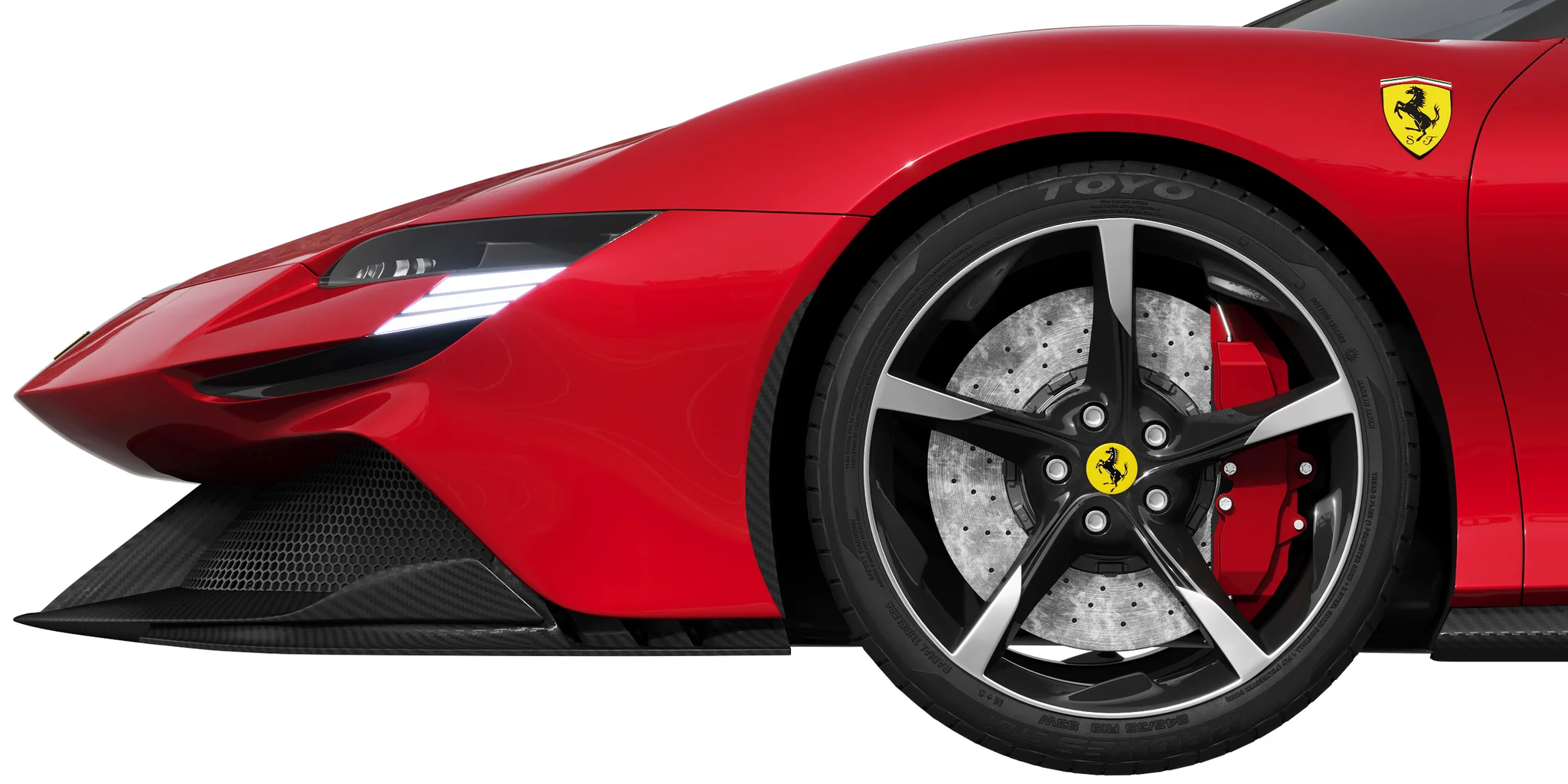 Ferrari SF90 Stradale, 3D model preview 1
