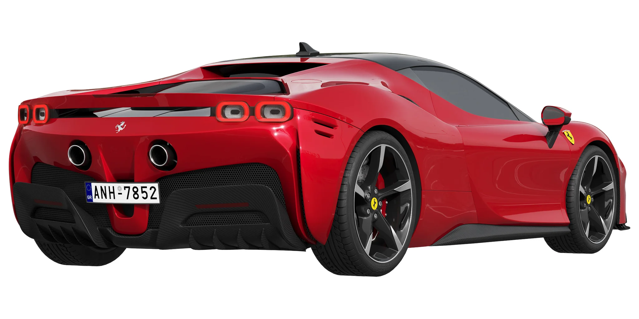 Ferrari SF90 Stradale, 3D model preview 6