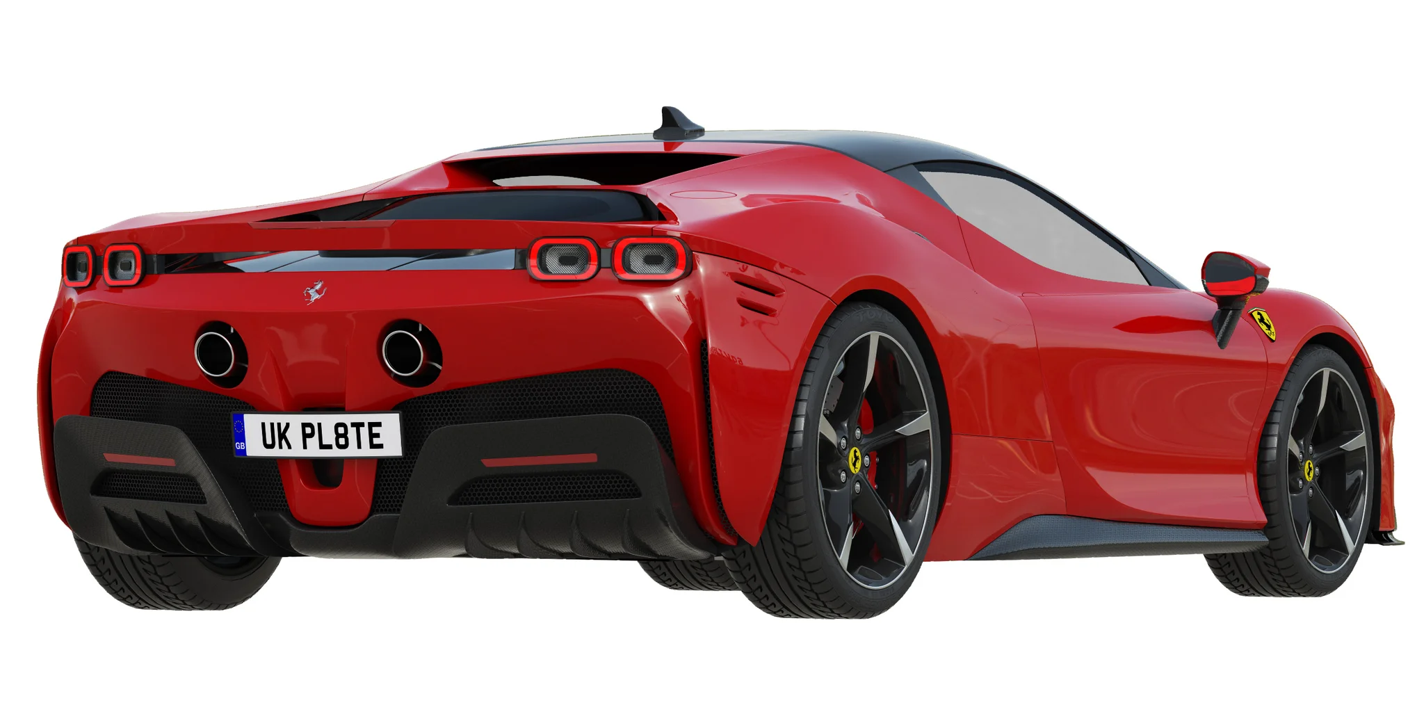 Ferrari SF90 Stradale, 3D model preview 9