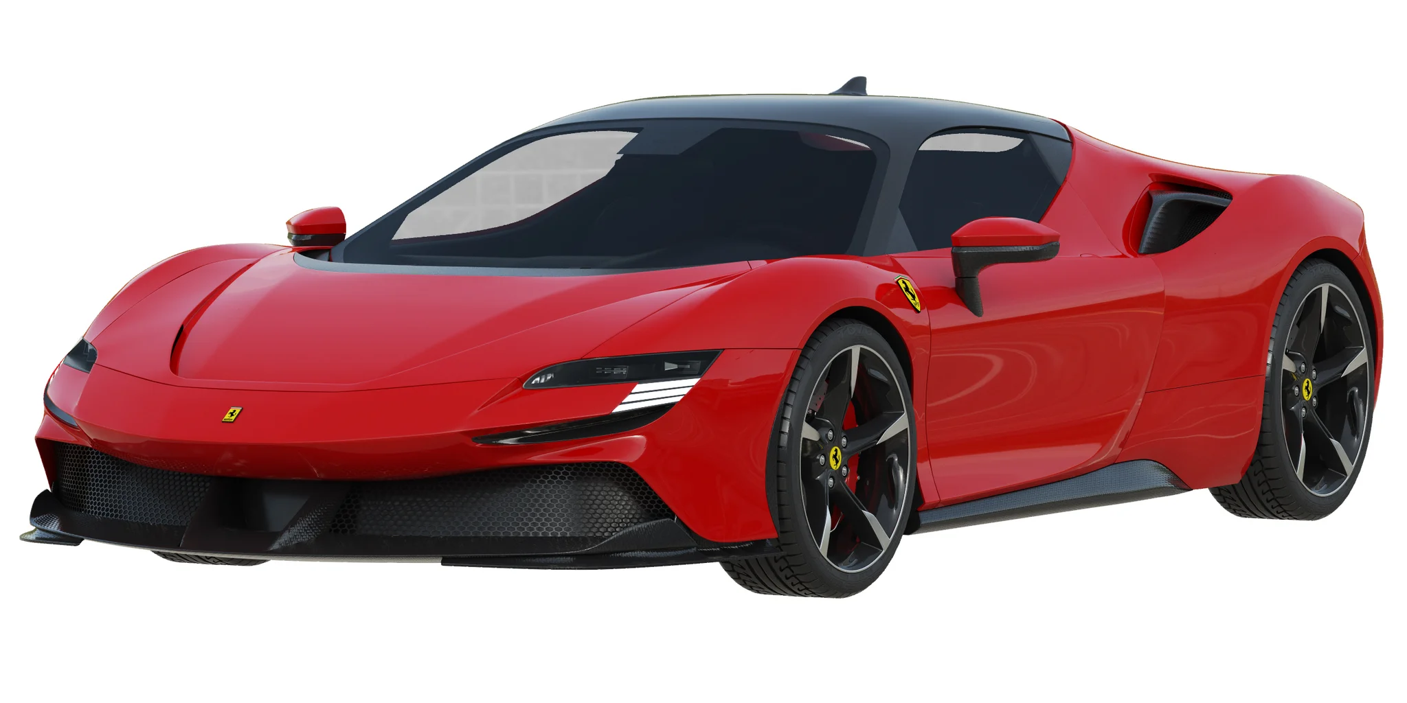 Ferrari SF90 Stradale, 3D model preview 13