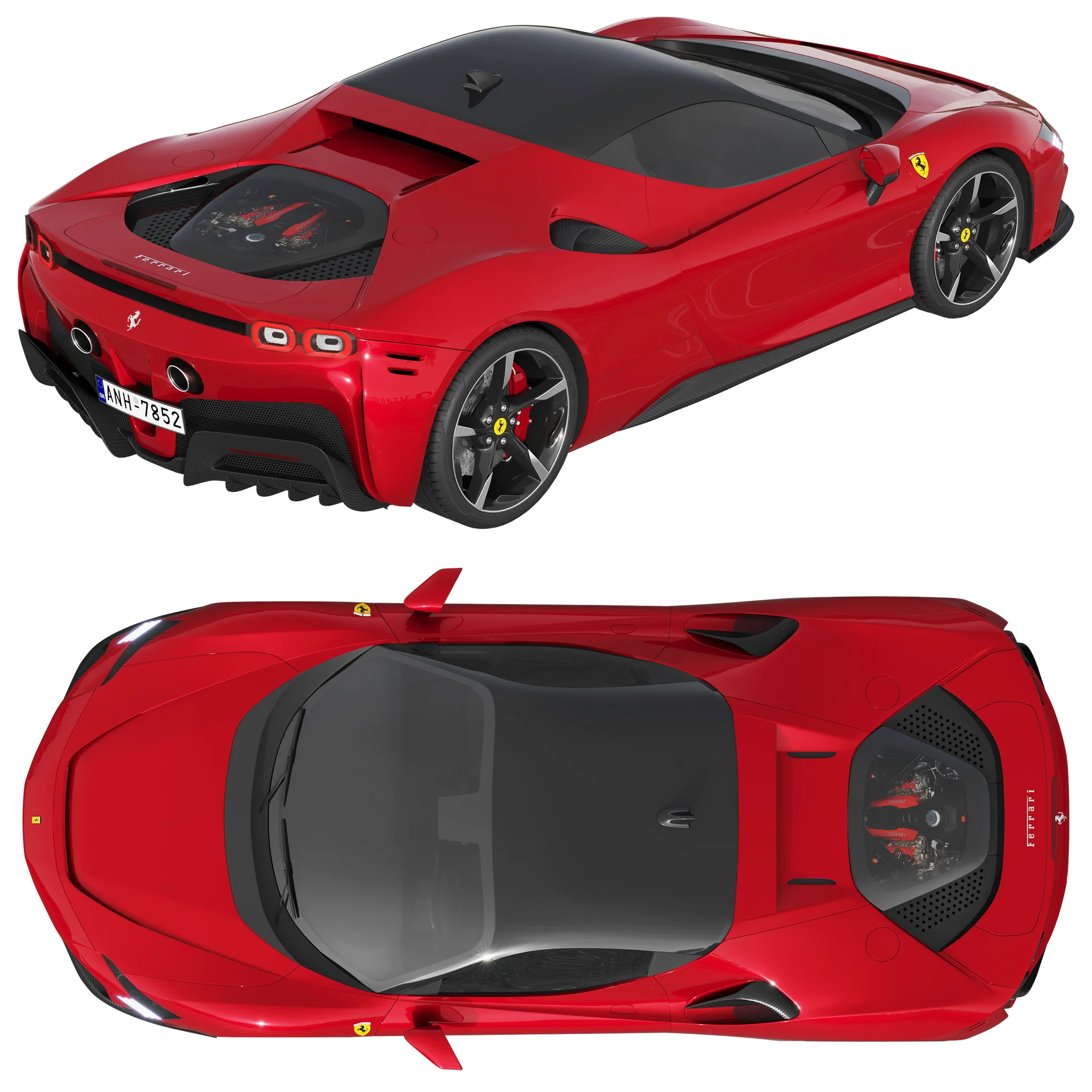 Ferrari SF90 Stradale, 3D model preview 35