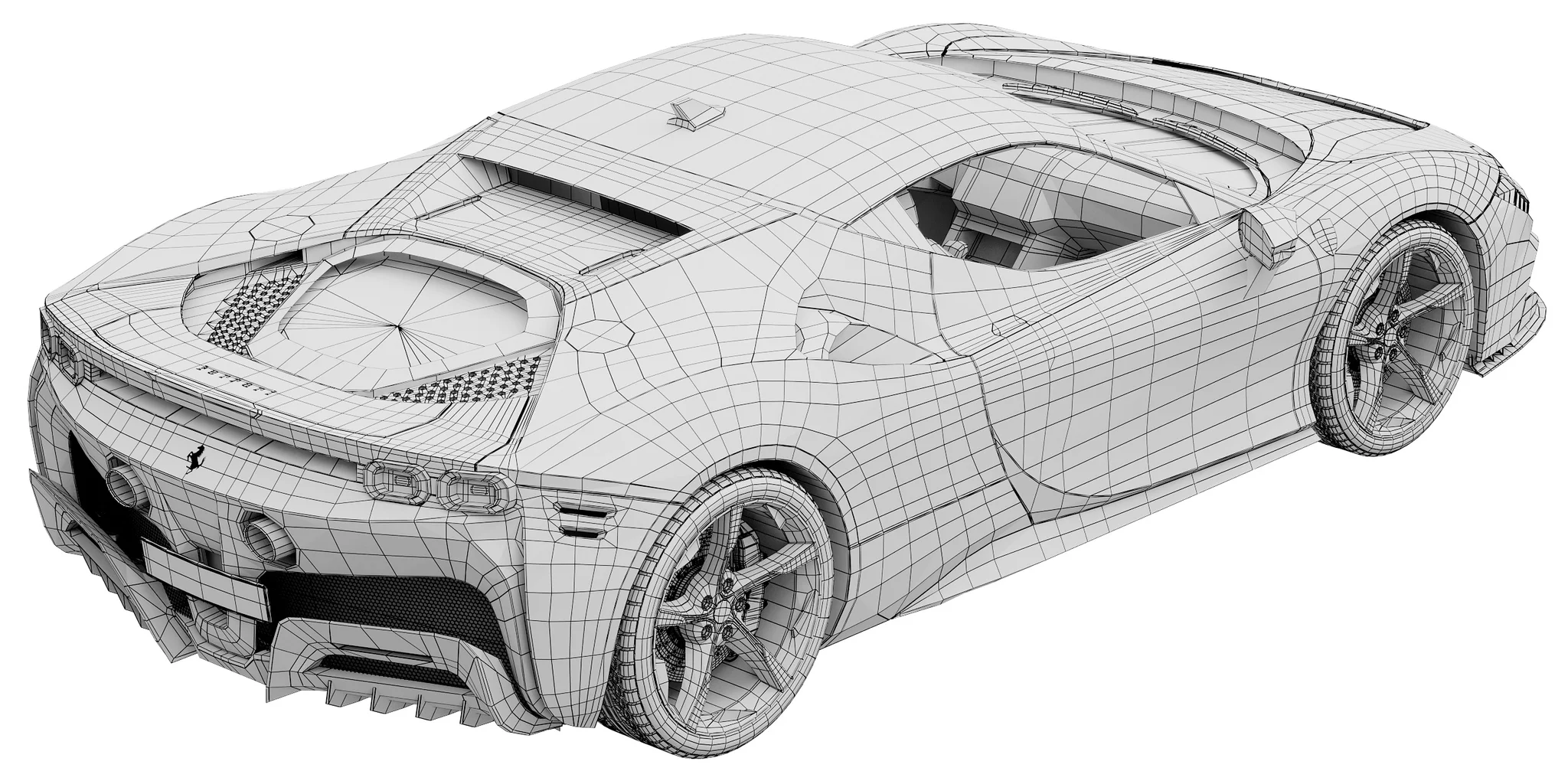 Ferrari SF90 Stradale, 3D model preview 36