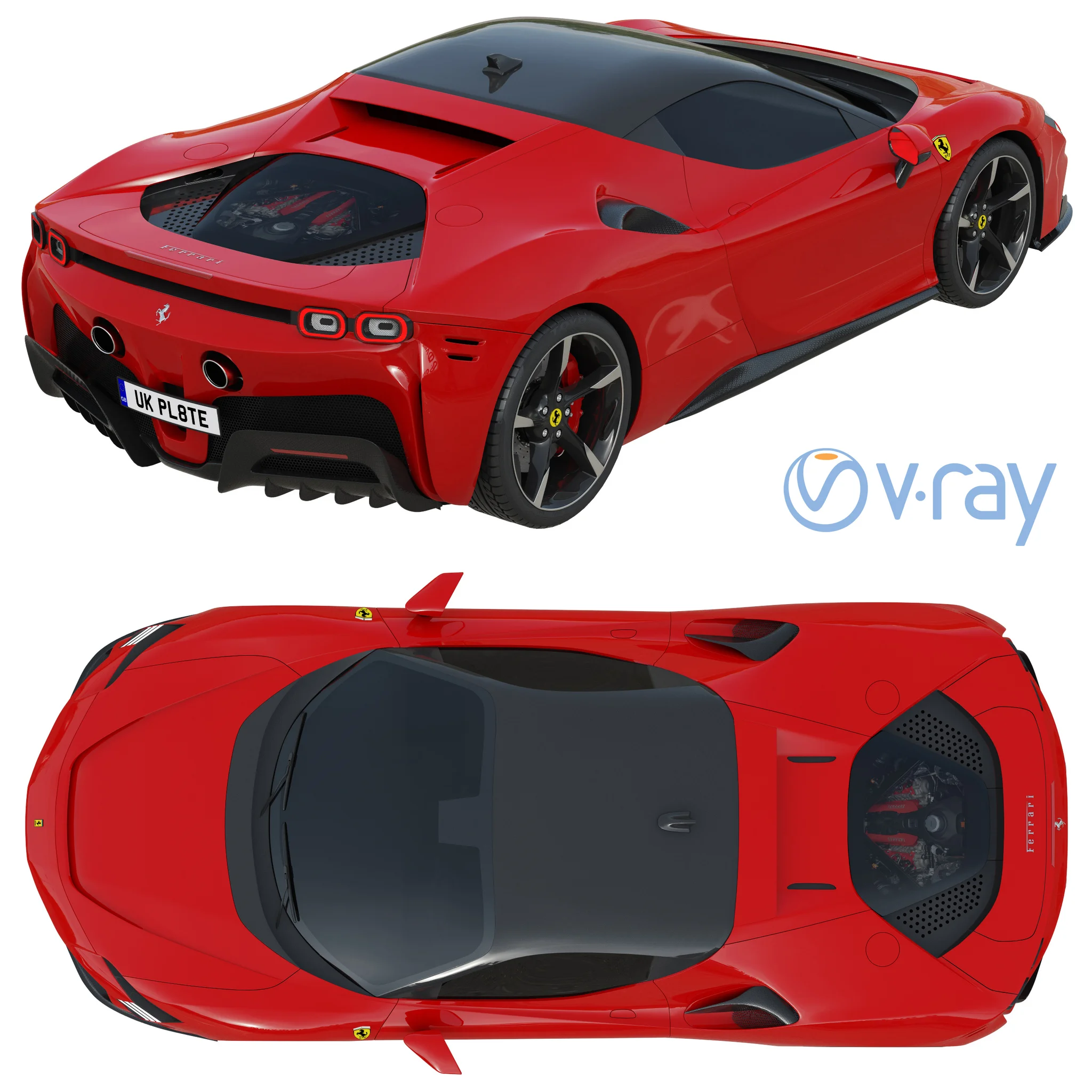 Ferrari SF90 Stradale, 3D model preview 38