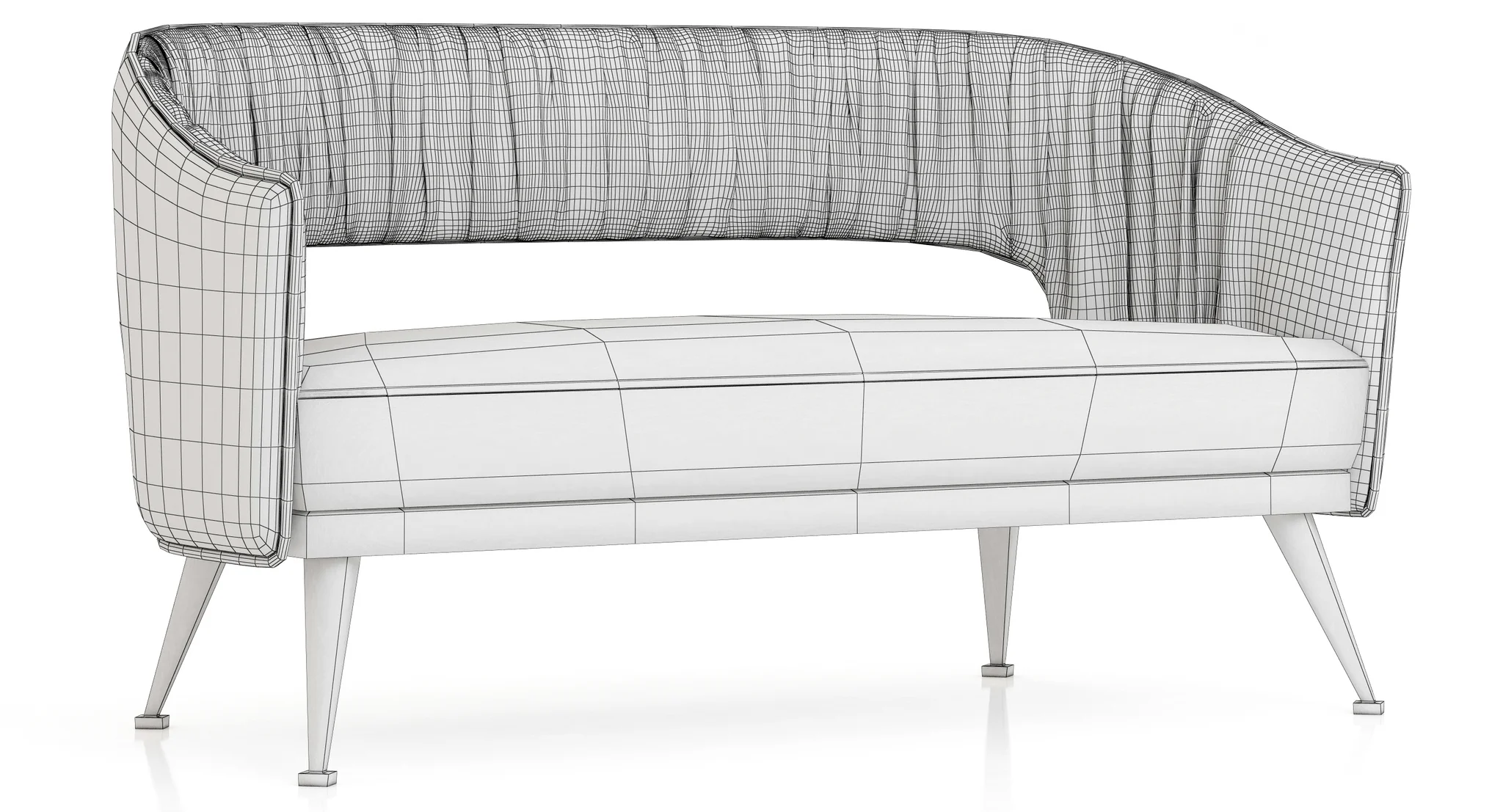 Brabbu STOLA 2 SEAT SOFA — 3D model preview 3