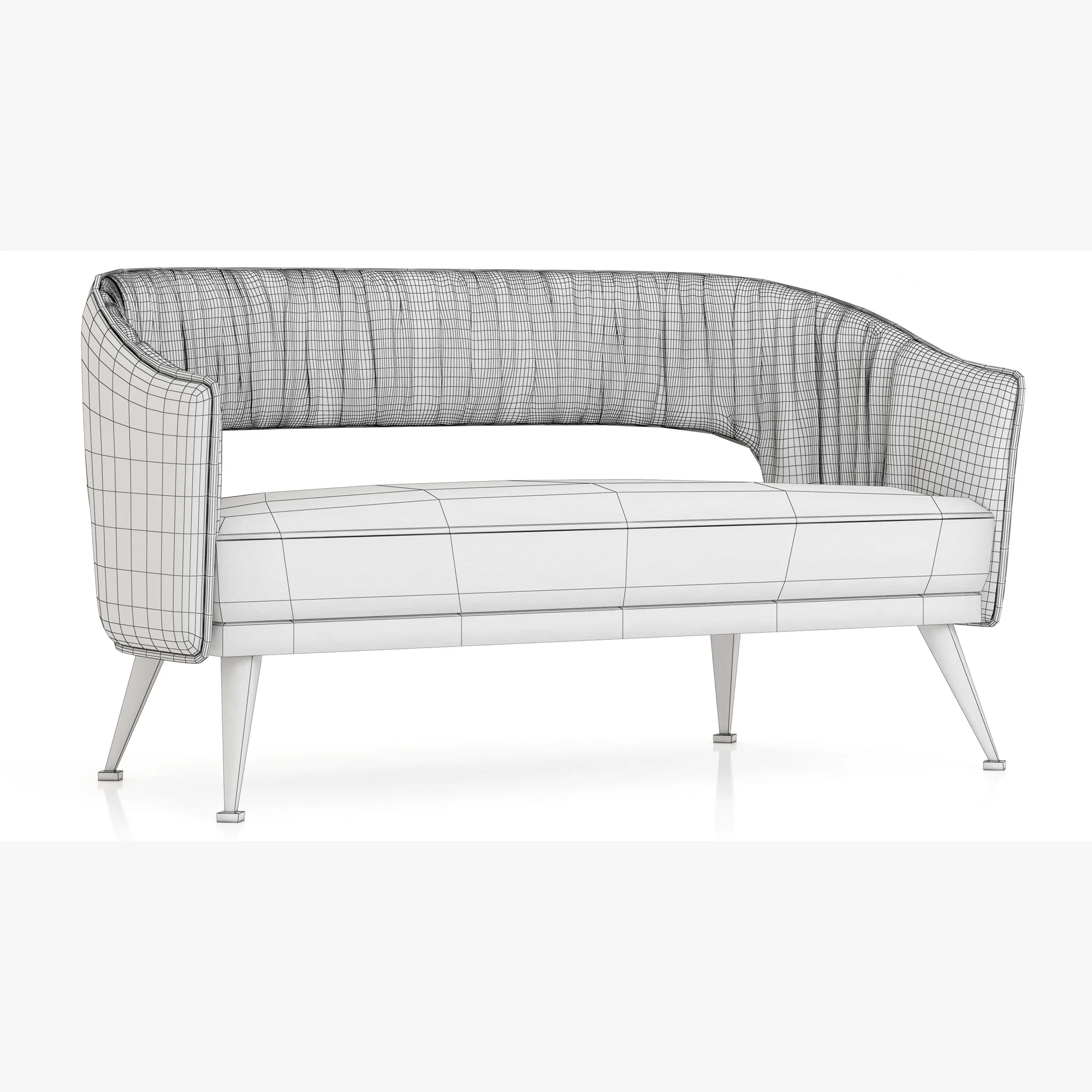 Brabbu STOLA 2 SEAT SOFA — 3D model preview 4