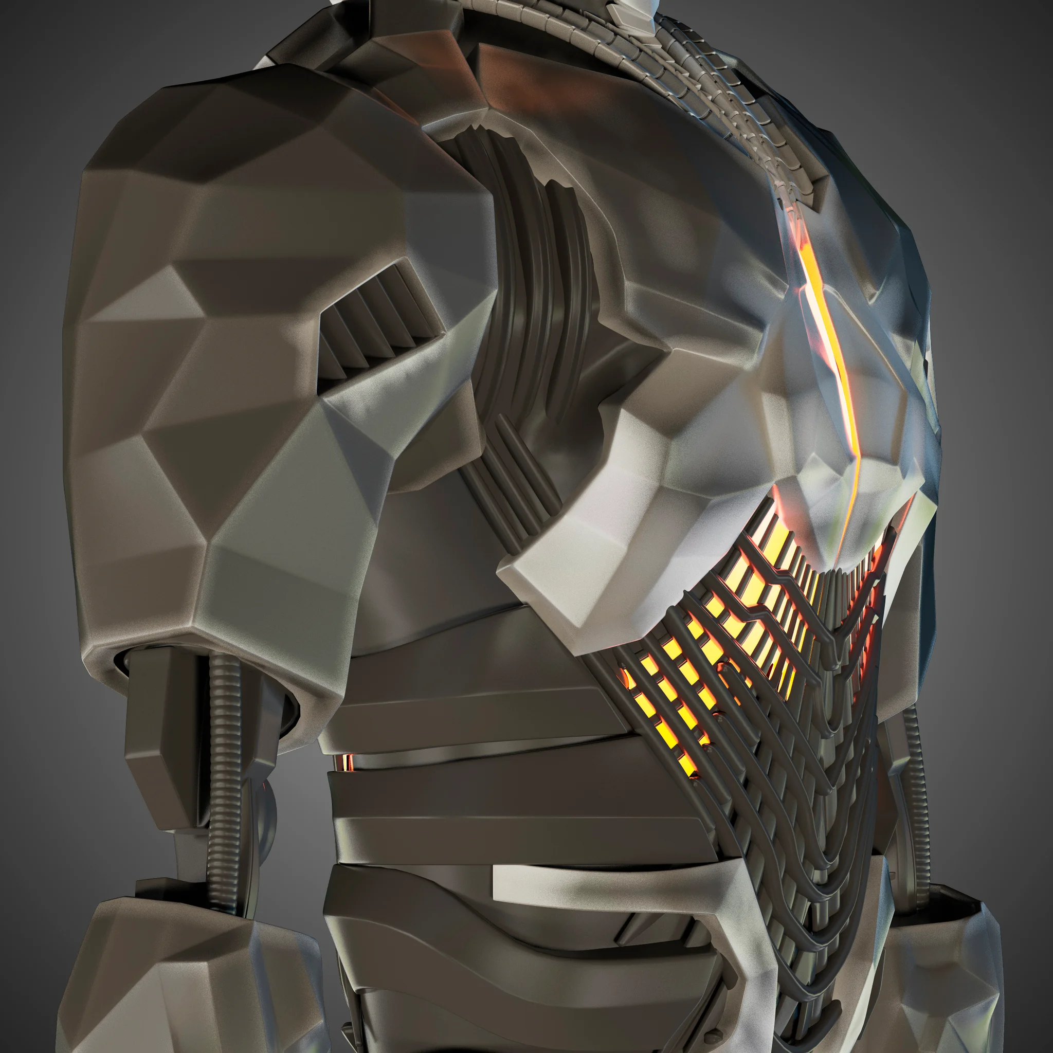 Cyborg Justice League — 3D model preview 2