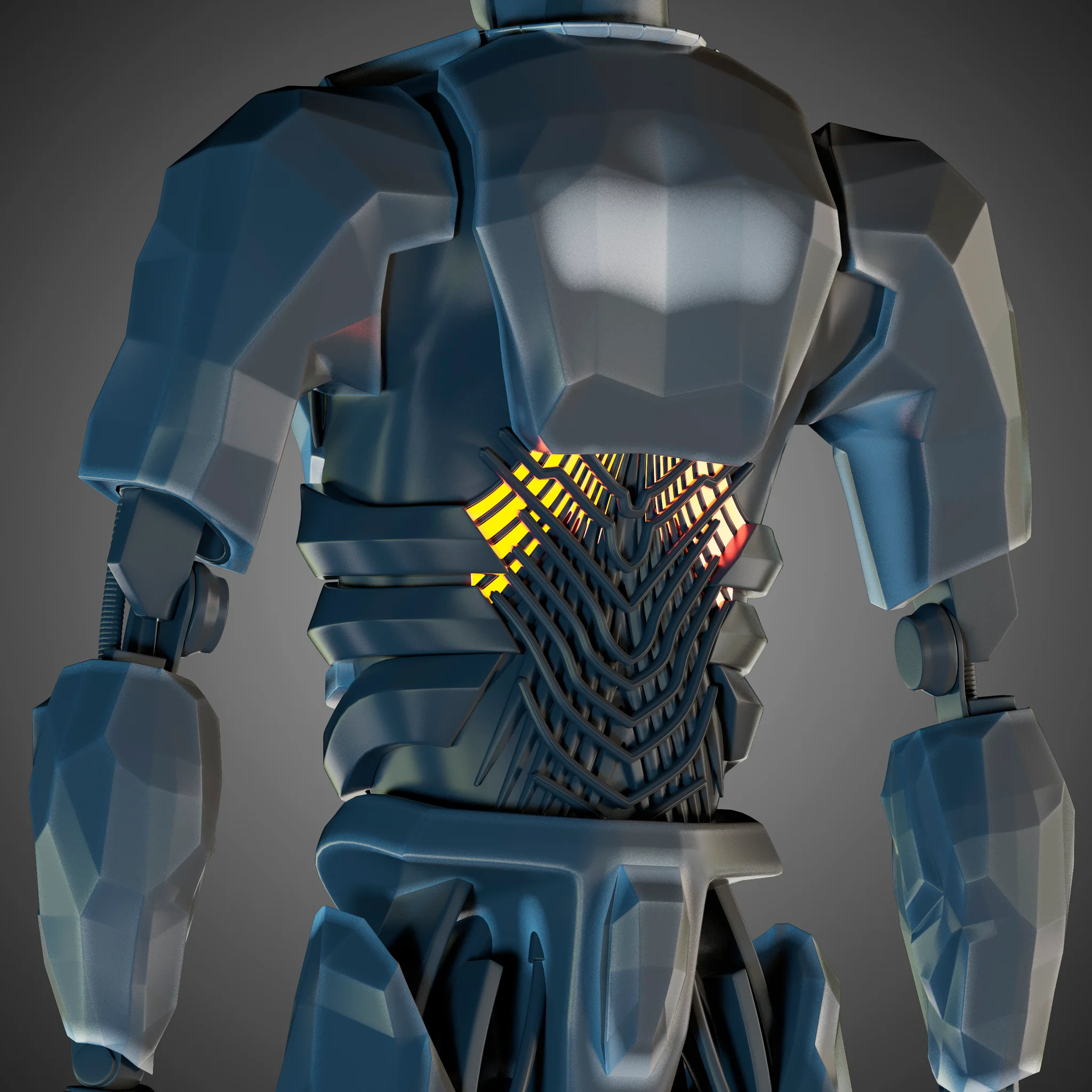 Cyborg Justice League — 3D model preview 3
