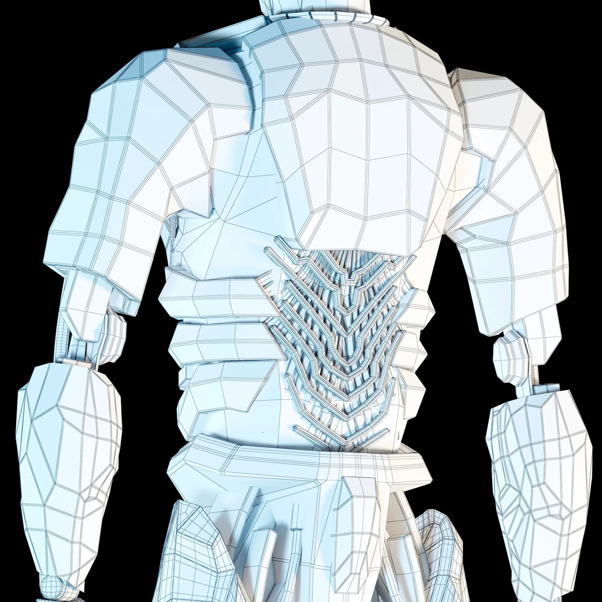 Cyborg Justice League — 3D model preview 4