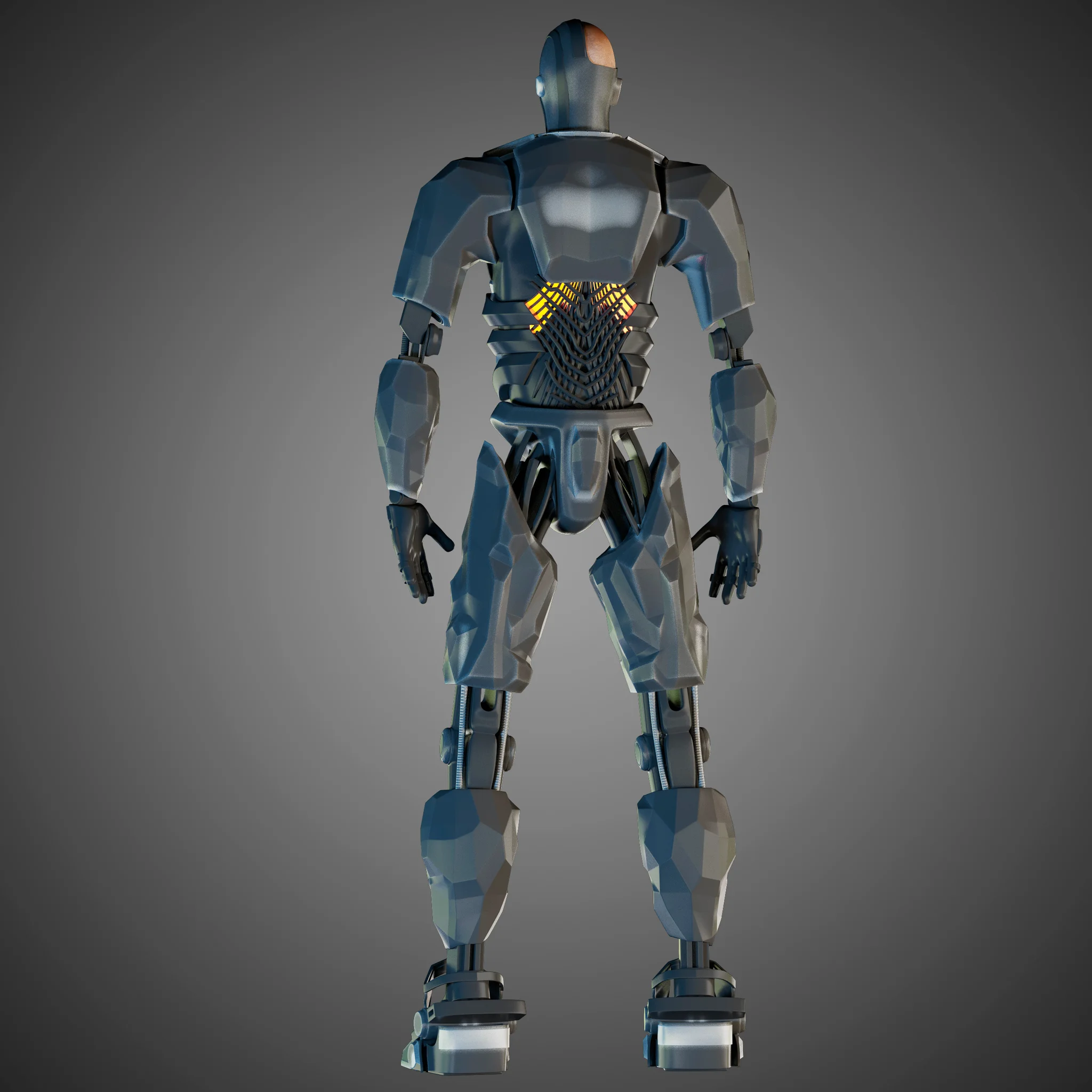 Cyborg Justice League — 3D model preview 11